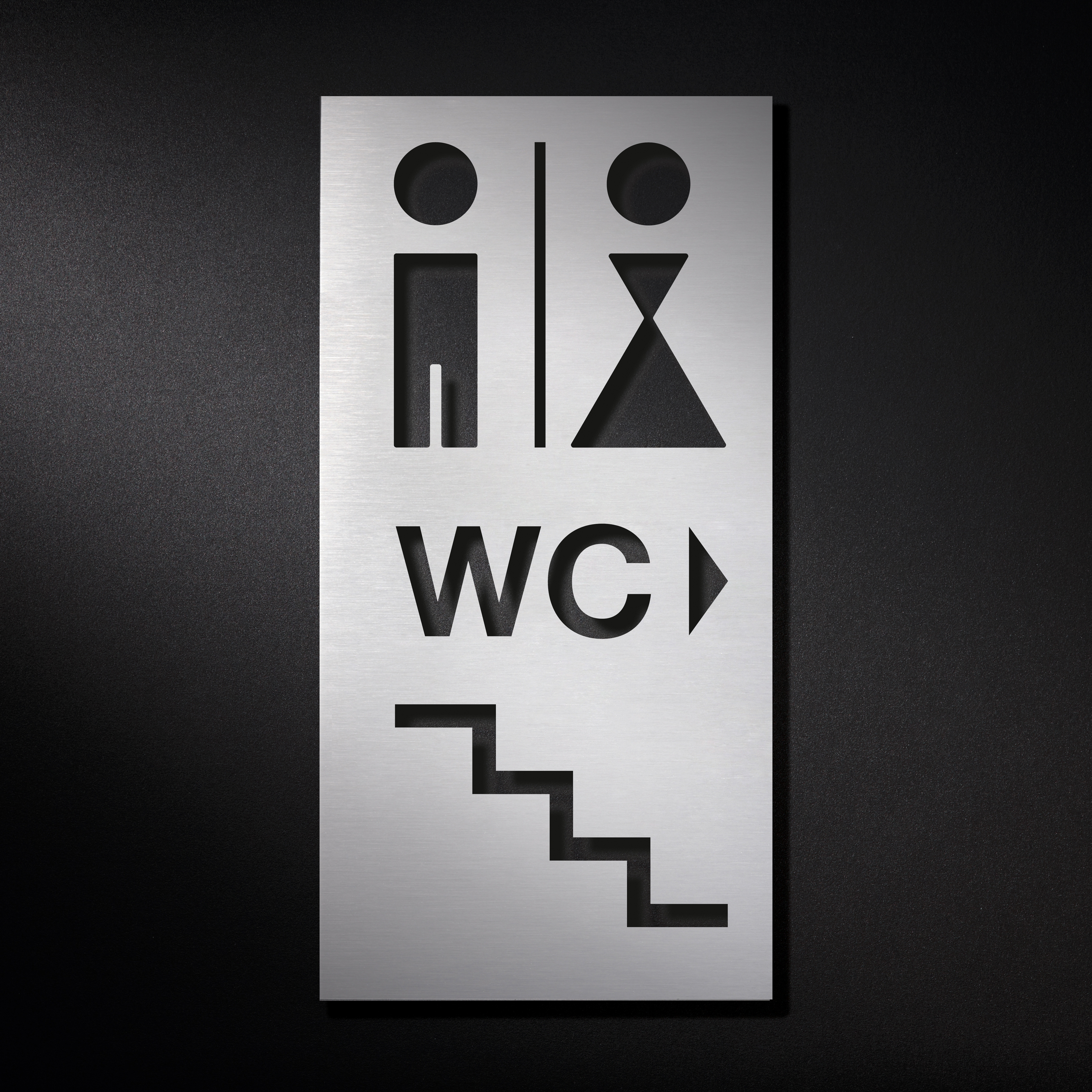Produkt WC Schild Kombination des Herstellers PHOS Design anzeigen