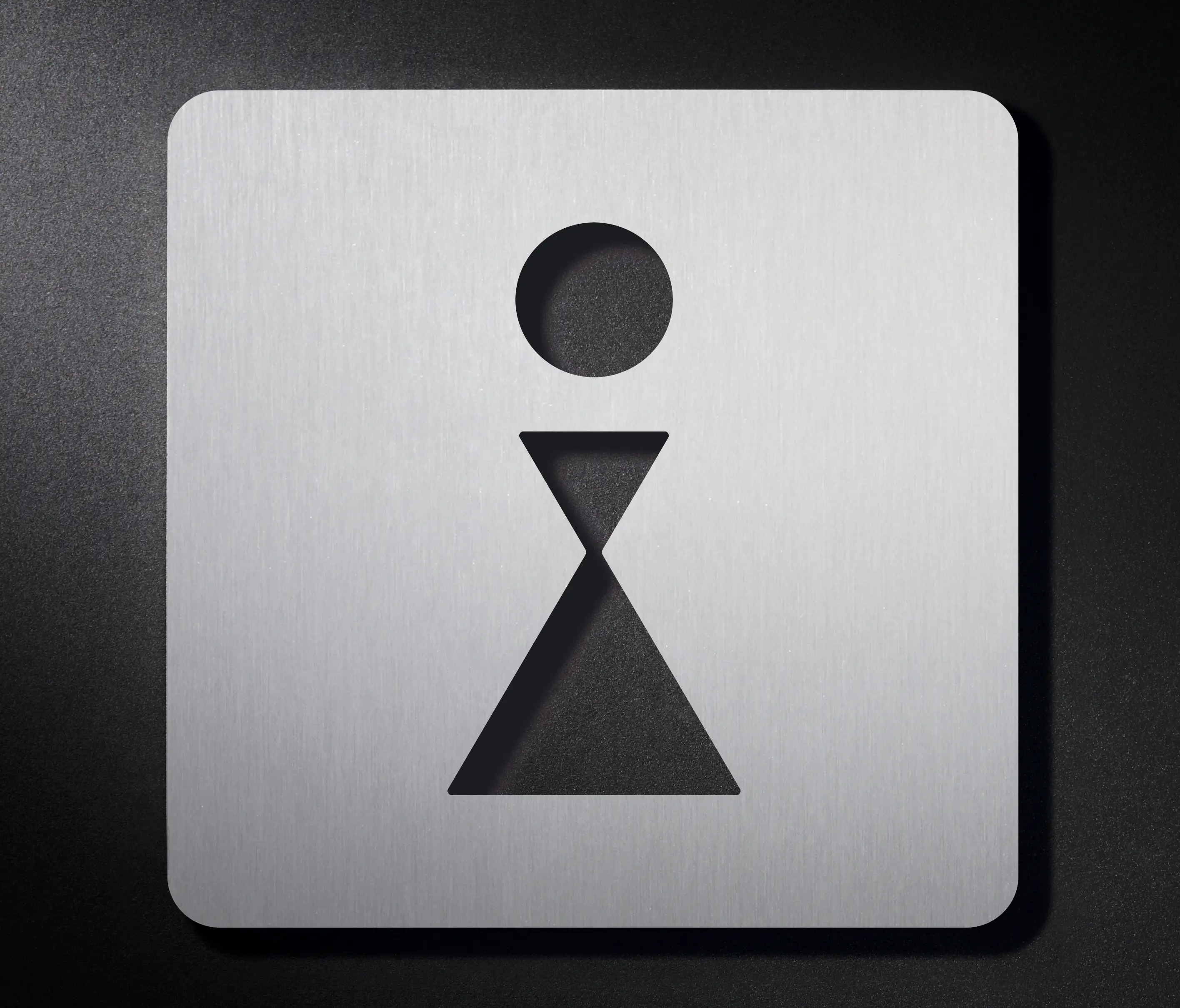 PHOS Design - WC sign ladies, round corners