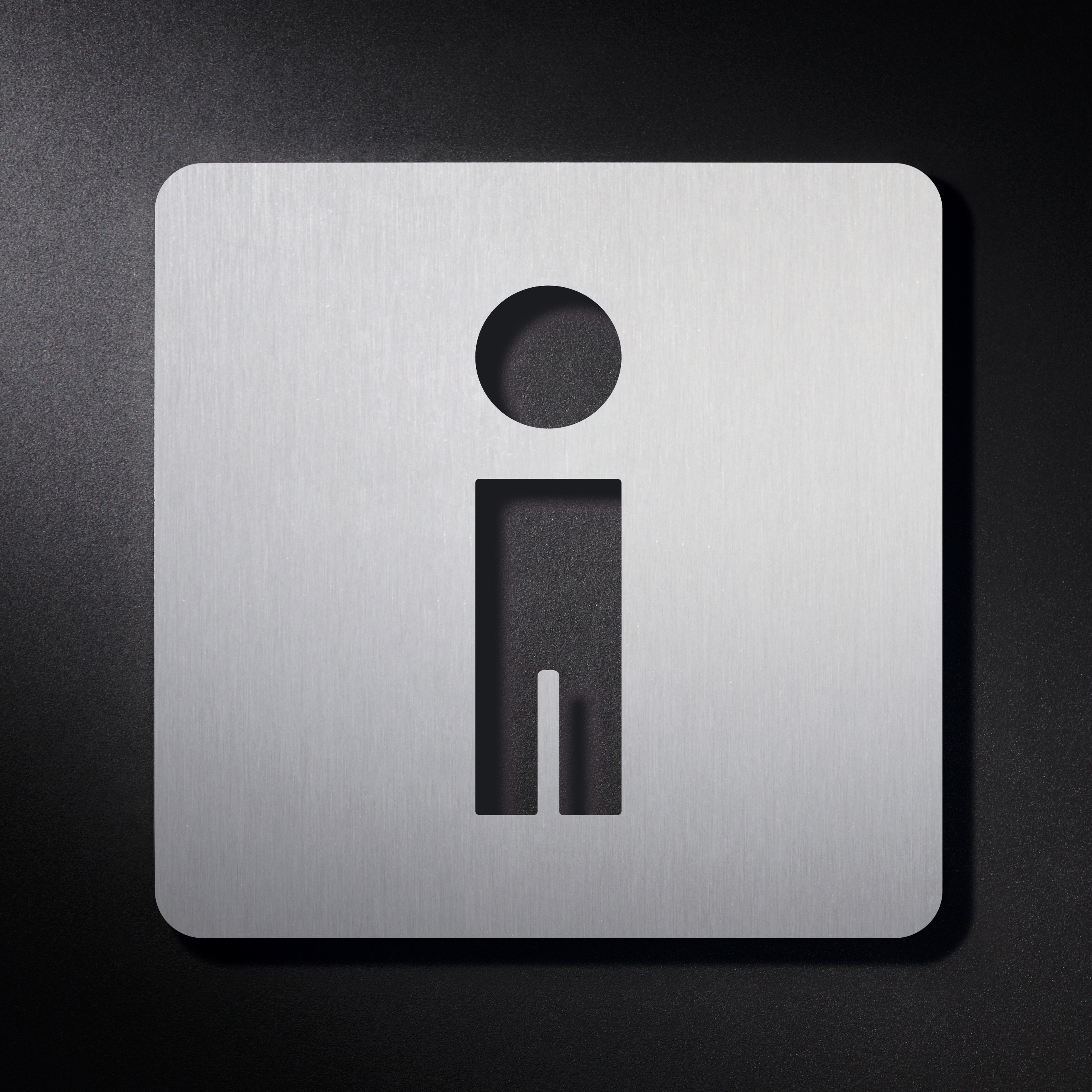 Produkt Wc Schild Herren, runde Ecken des Herstellers PHOS Design anzeigen