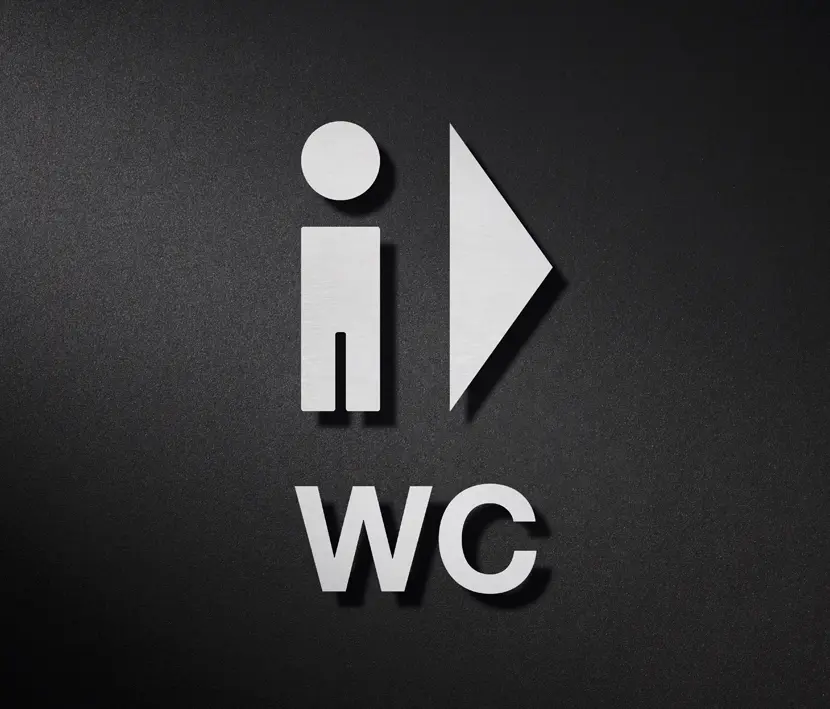 PHOS Design - WC pictogram for men