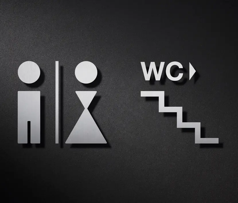 PHOS Design - Piktogramm WC