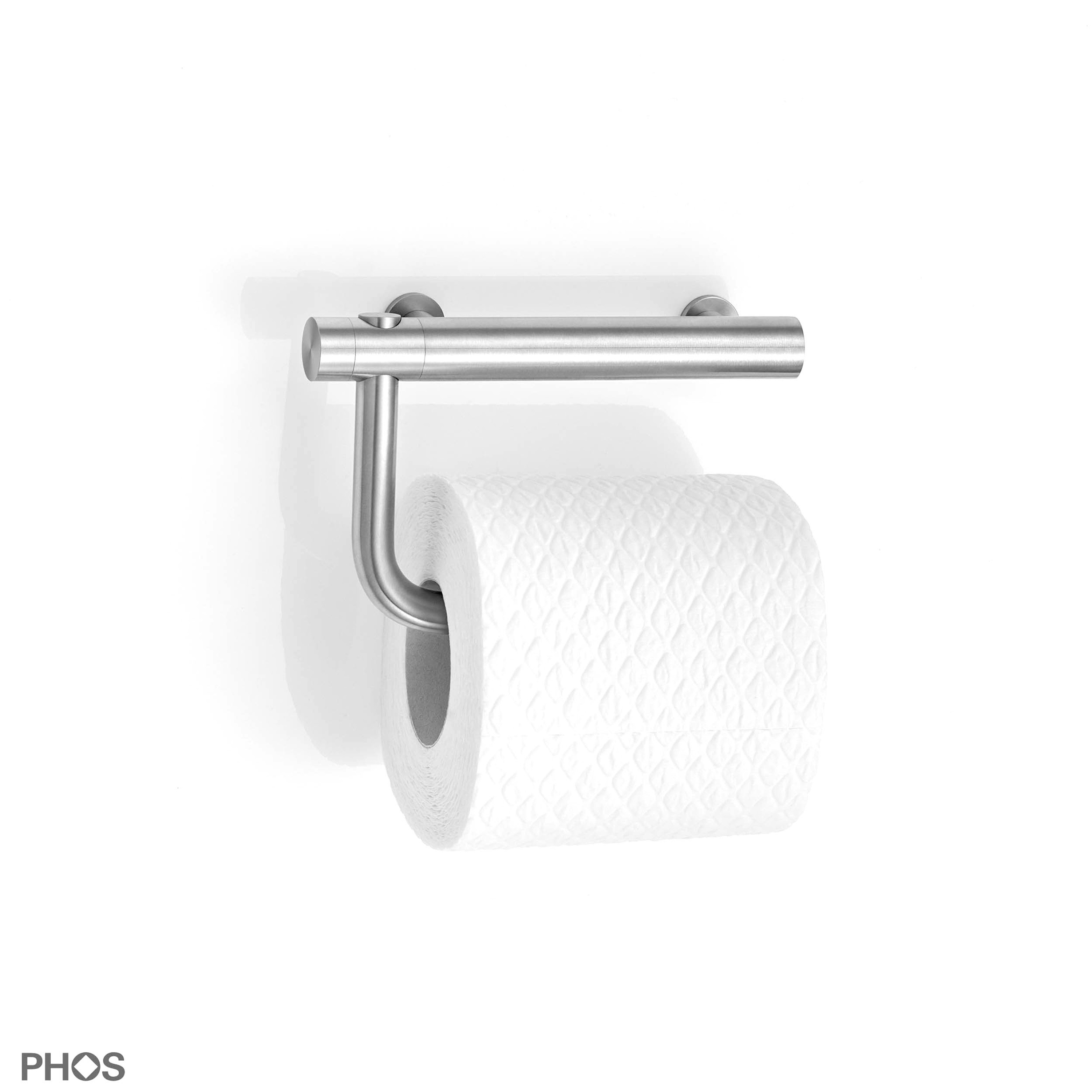 Afficher le produit Support papier toilette avec étrier rabattable - vissé du fabricant PHOS Design