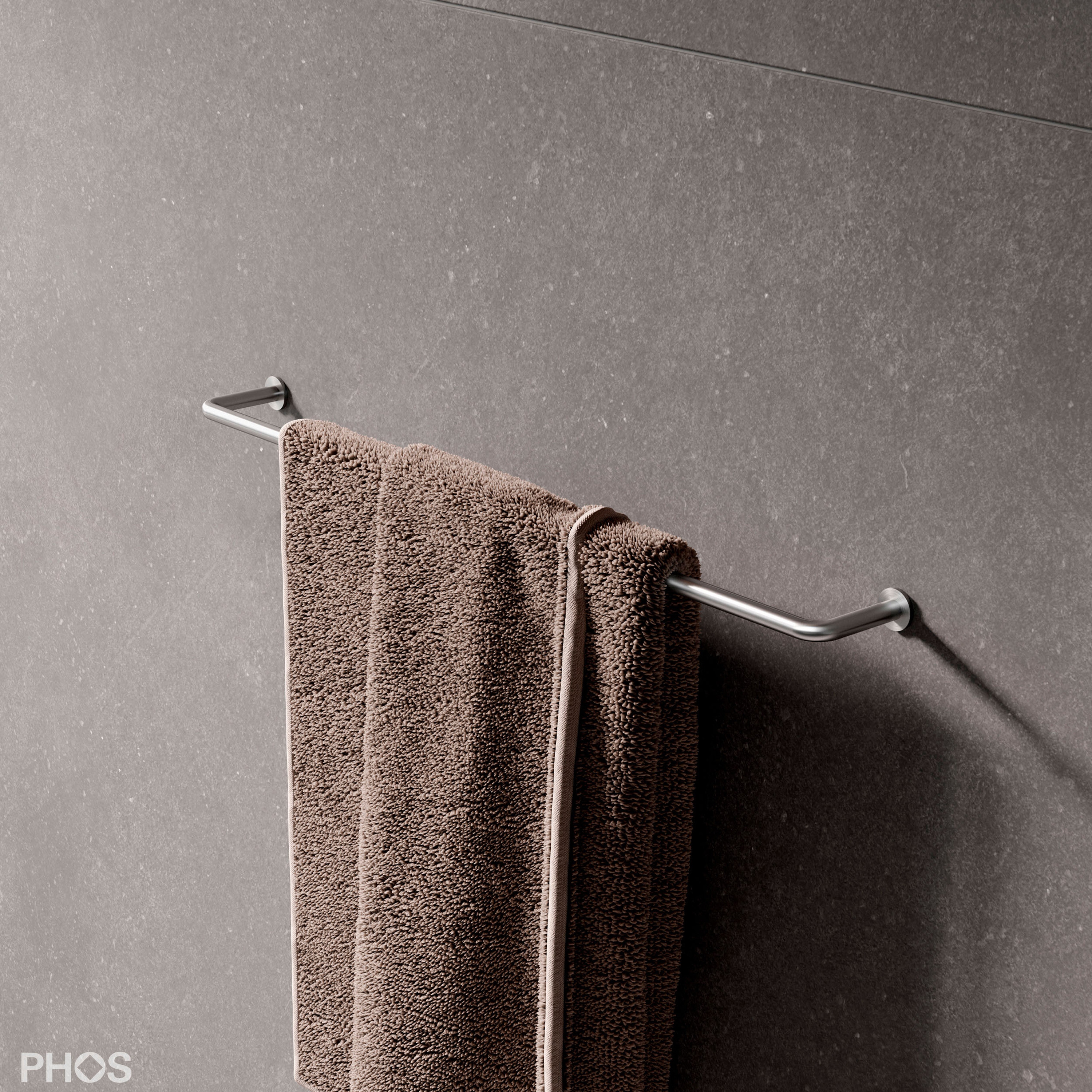 Afficher le produit Barre porte-serviettes courbée 40 cm du fabricant PHOS Design