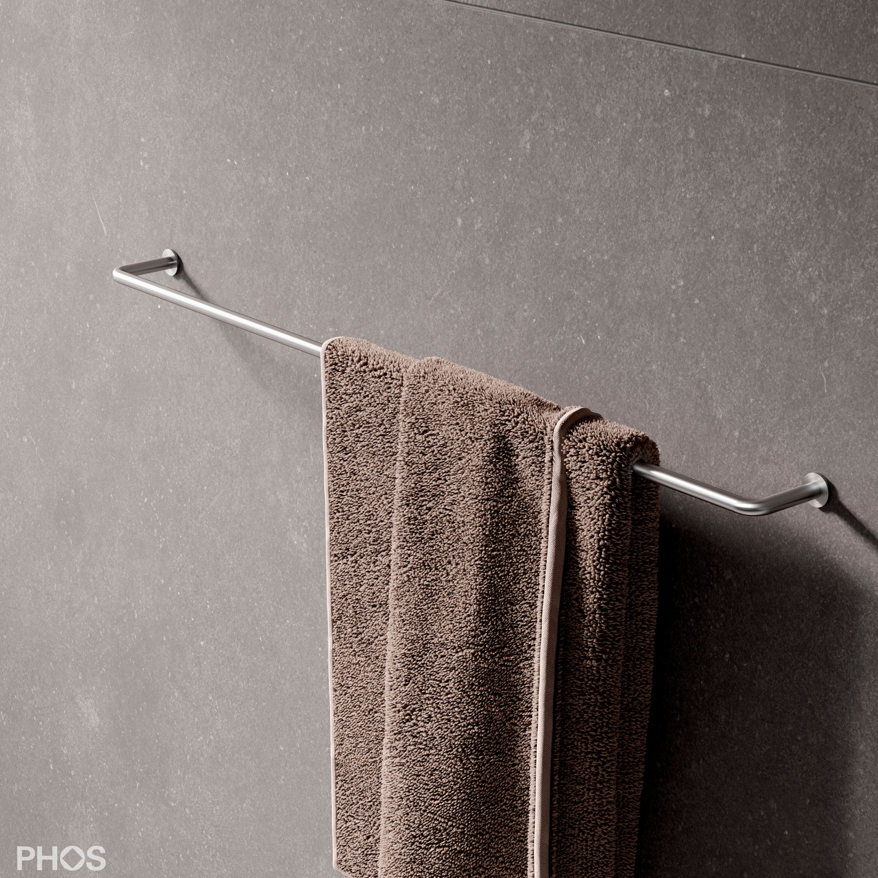 Afficher le produit Barre porte-serviettes courbée 80 cm du fabricant PHOS Design