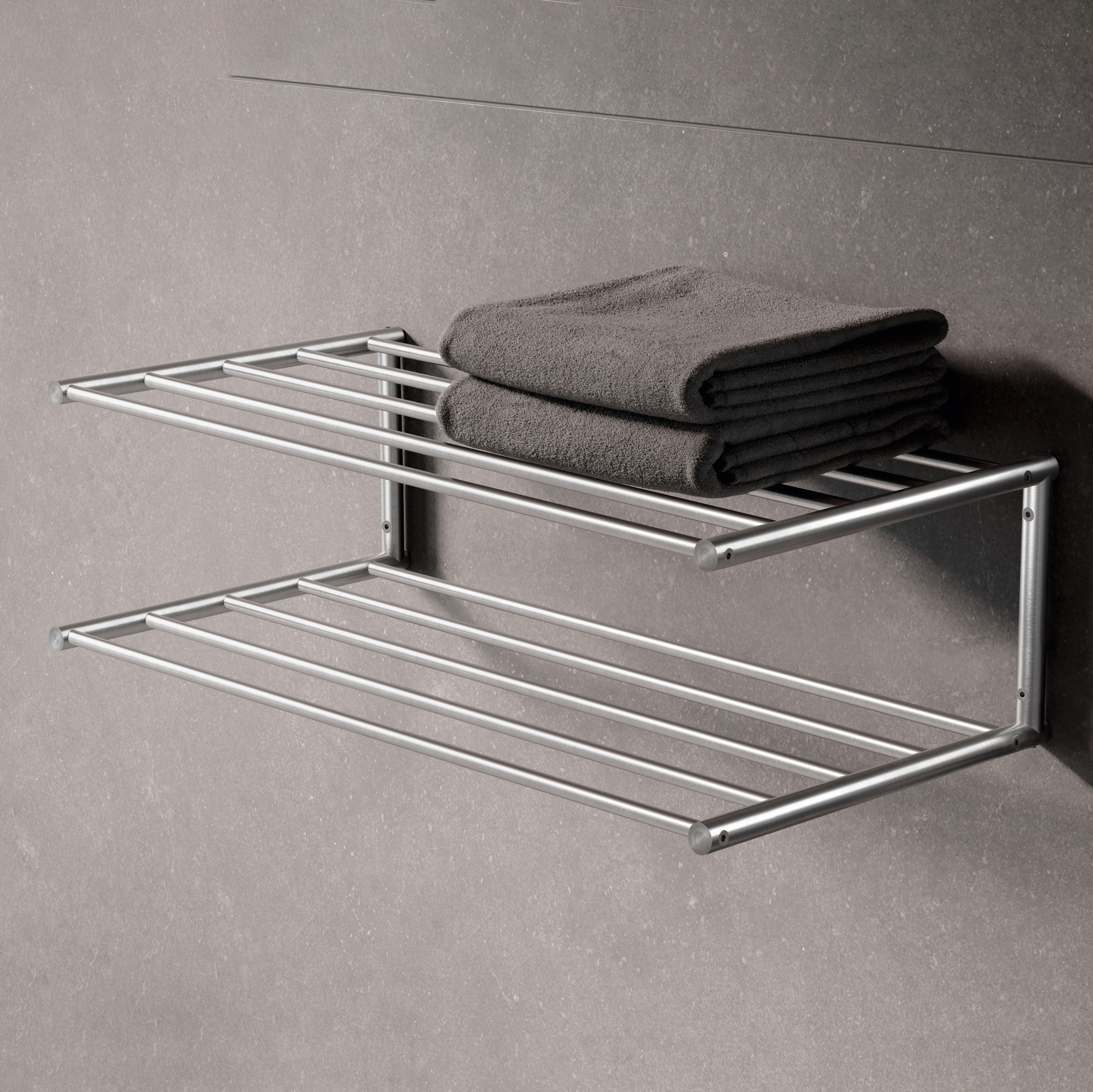Mostra il prodotto Towel rack for wall mounting - 60 cm, 2 levels del produttore PHOS Design