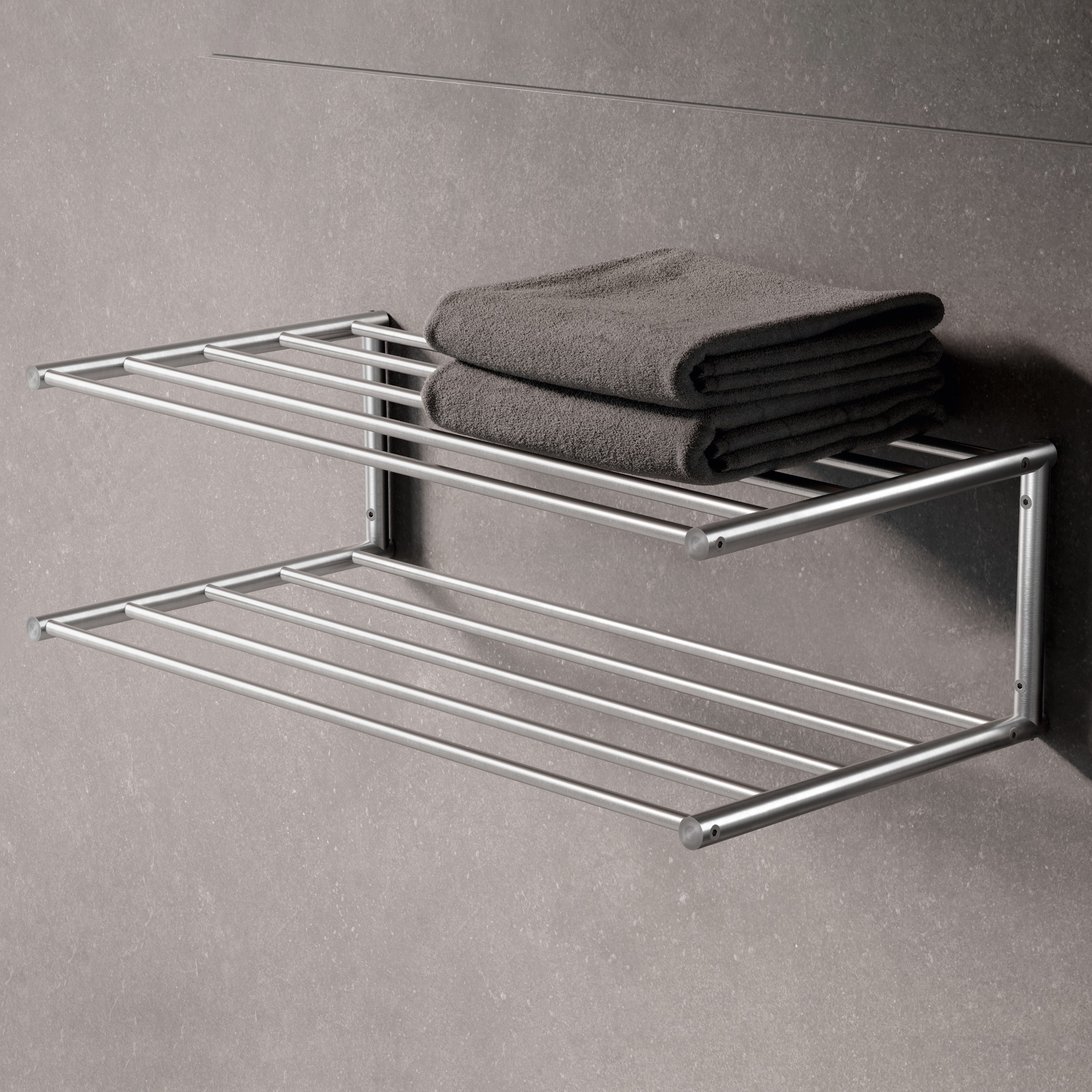 Mostra il prodotto Towel rack for wall mounting - 80 cm, 2 levels del produttore PHOS Design