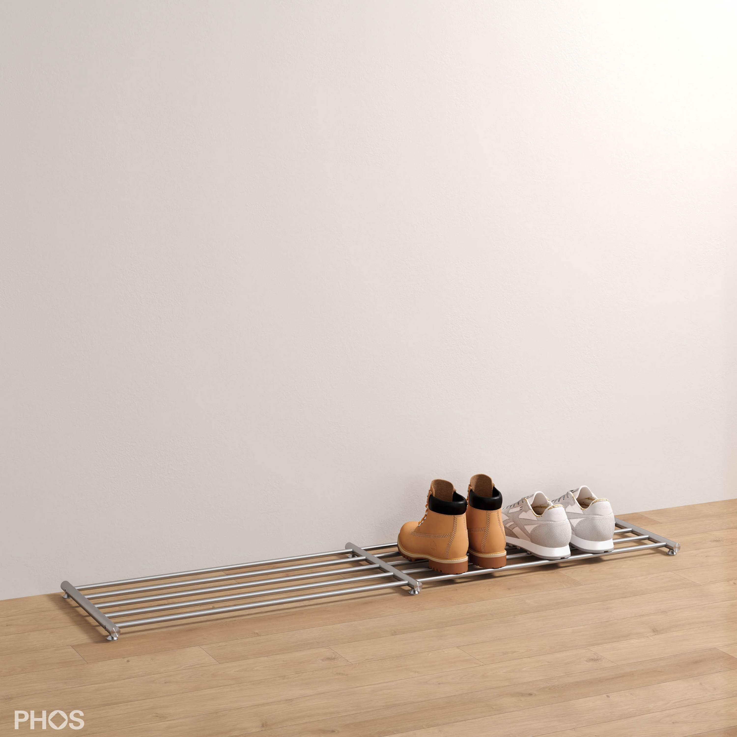 Produkt Flache und breite Schuhablage  - 120 cm des Herstellers PHOS Design anzeigen