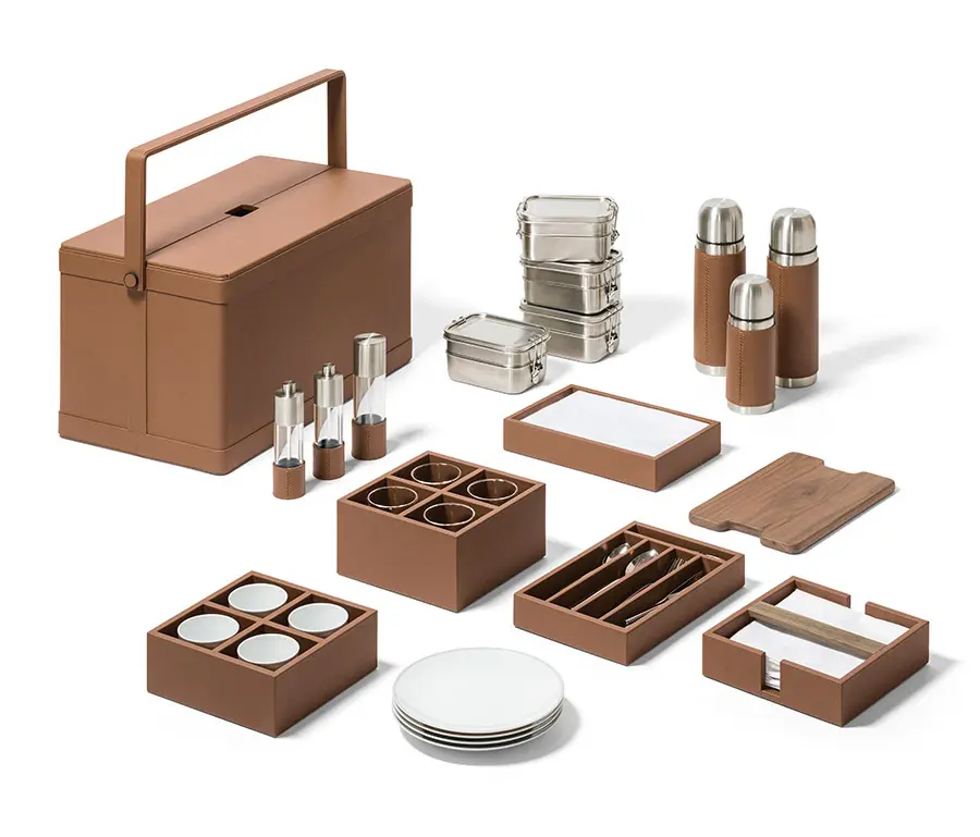 Poltrona Frau - Tableware | Cestino da picnic