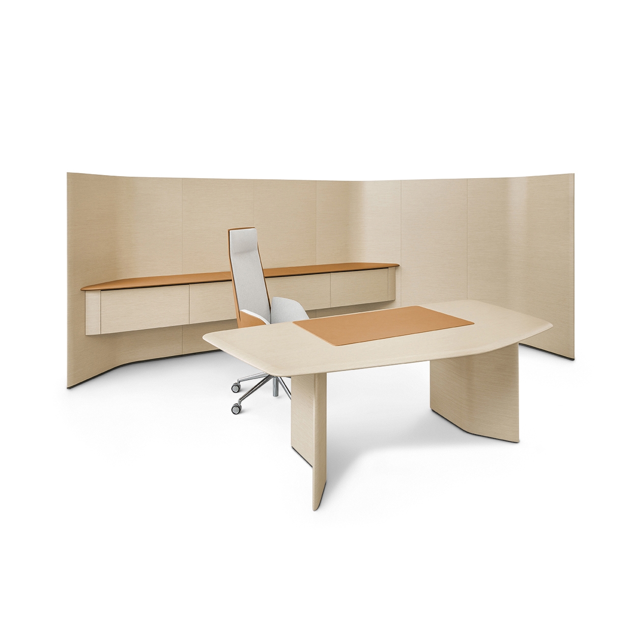 Display product Trust Desk from manufacturer Poltrona Frau