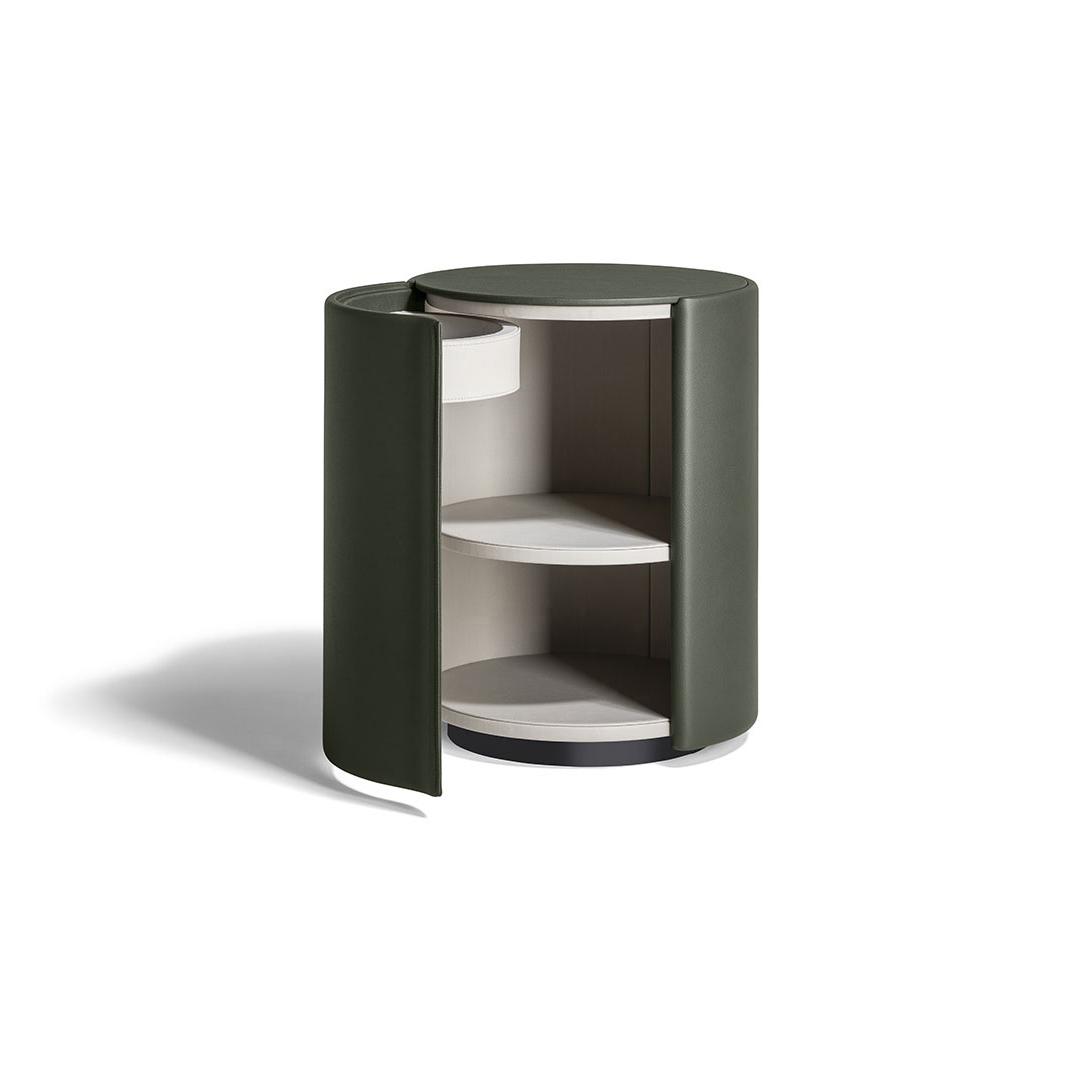 Display product Stock 'n roll | Night table from manufacturer Poltrona Frau