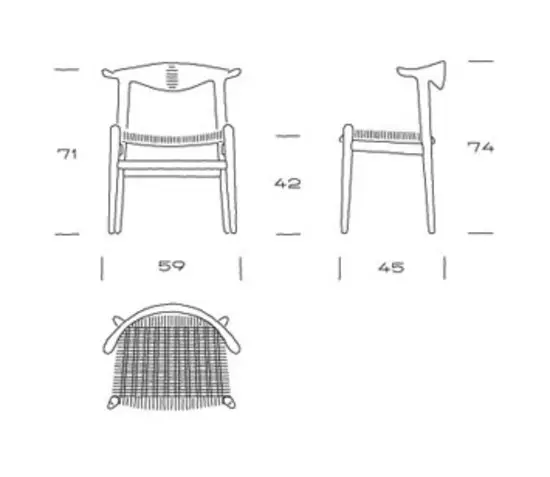 PP Møbler - pp505 | Cow Horn Chair