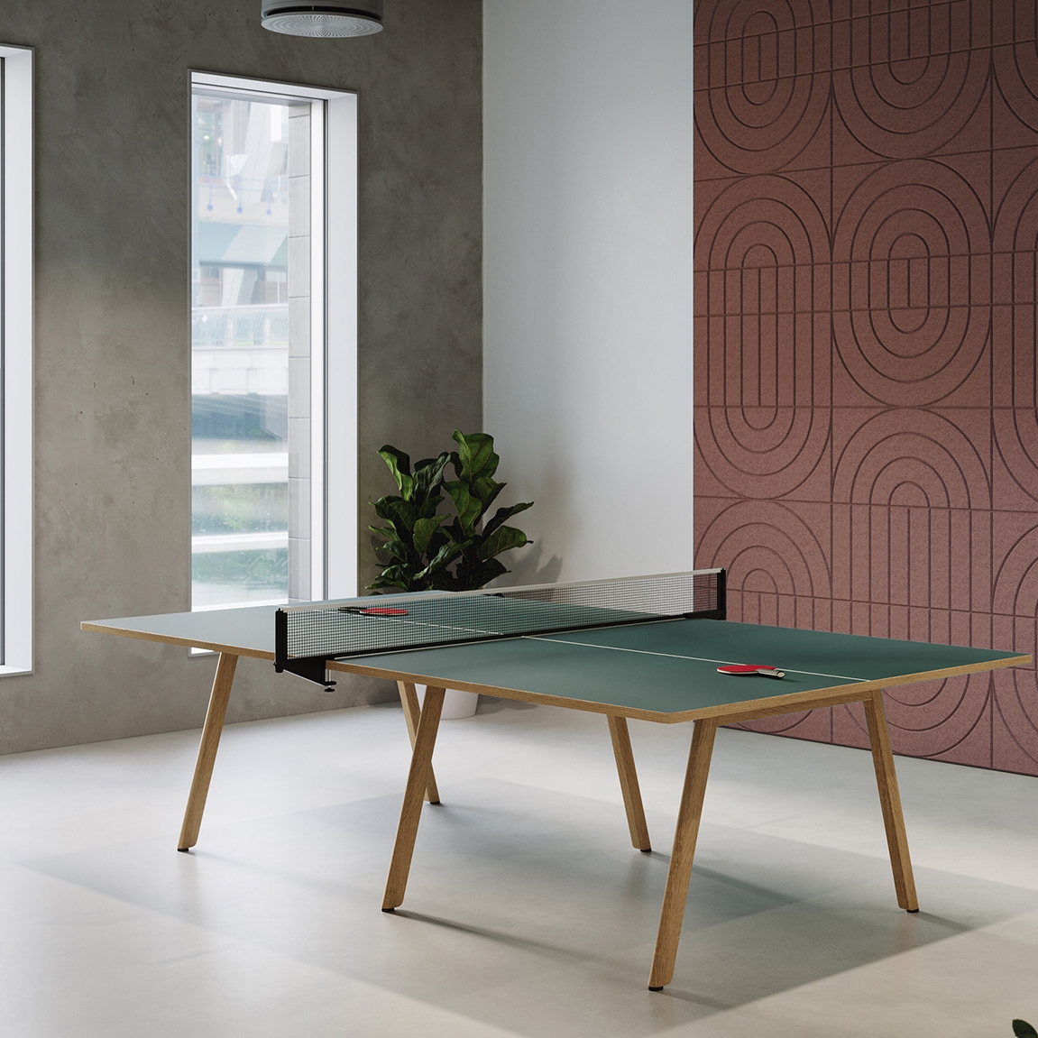 Afficher le produit SLIDE TT workbench/meeting table/ping pong table du fabricant RENZ