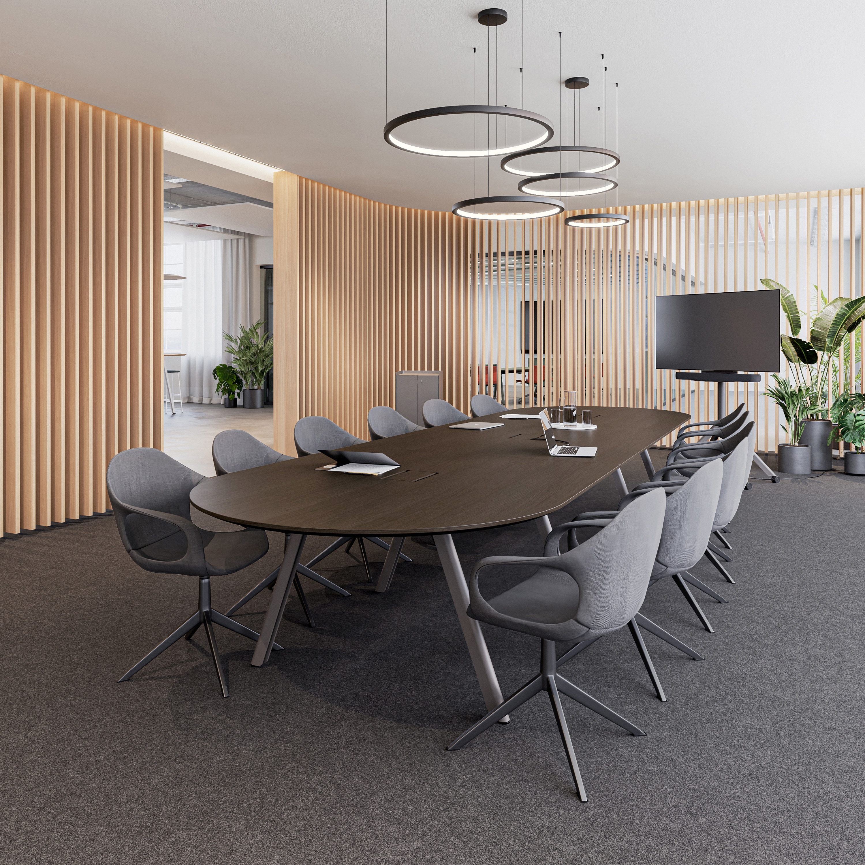 Display product Slide Connect flexible meeting table from manufacturer RENZ