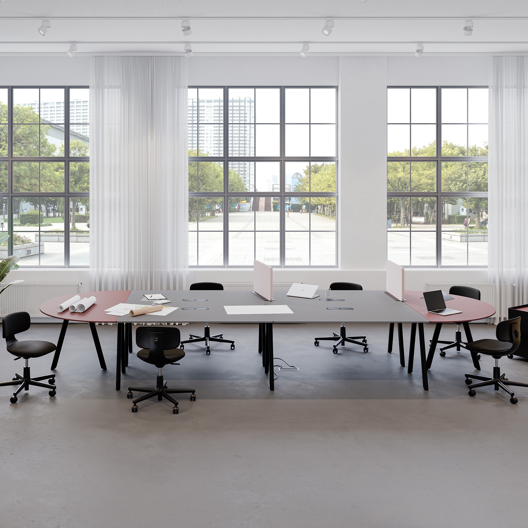 Mostrar el producto Slide Connect flexible table system del fabricante RENZ