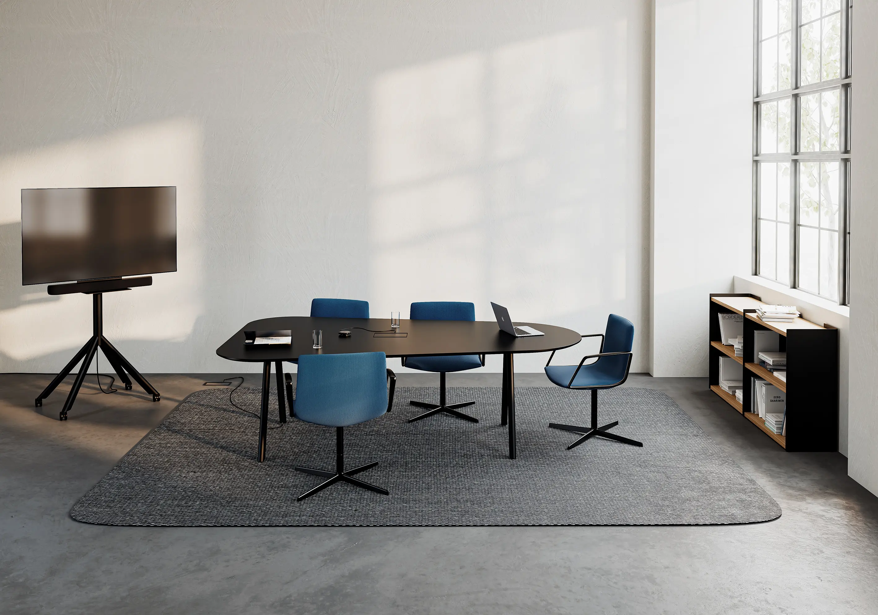 RENZ - Slide V-shaped meeting table