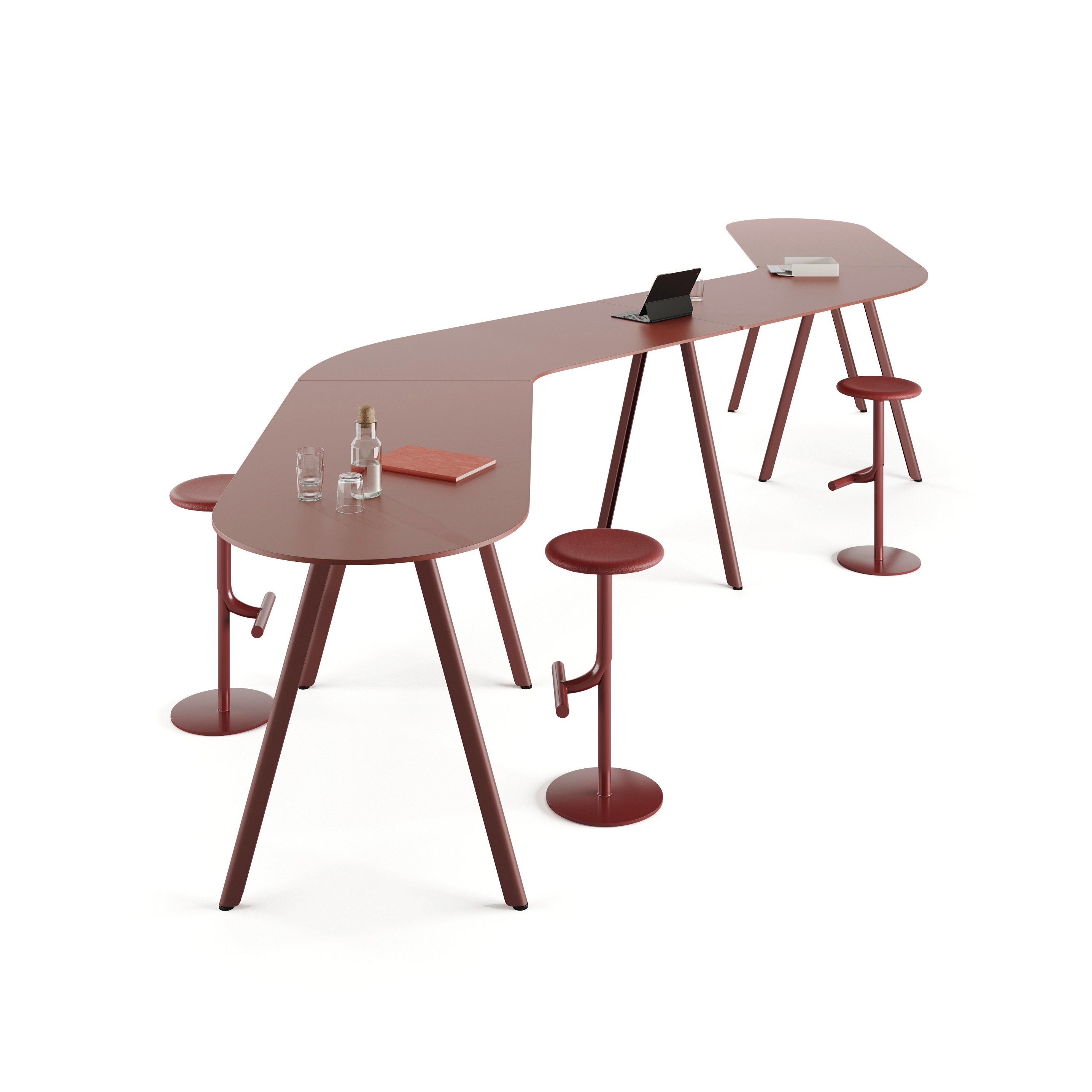 Produkt Slide Connect flexible conference table system at standing height des Herstellers RENZ anzeigen