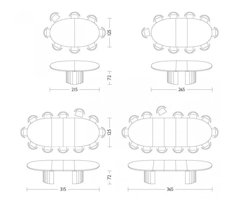 Röthlisberger Kollektion - Oval-Tisch