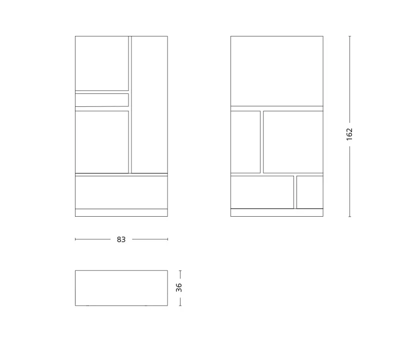 Röthlisberger Kollektion - Mondrian Cabinet