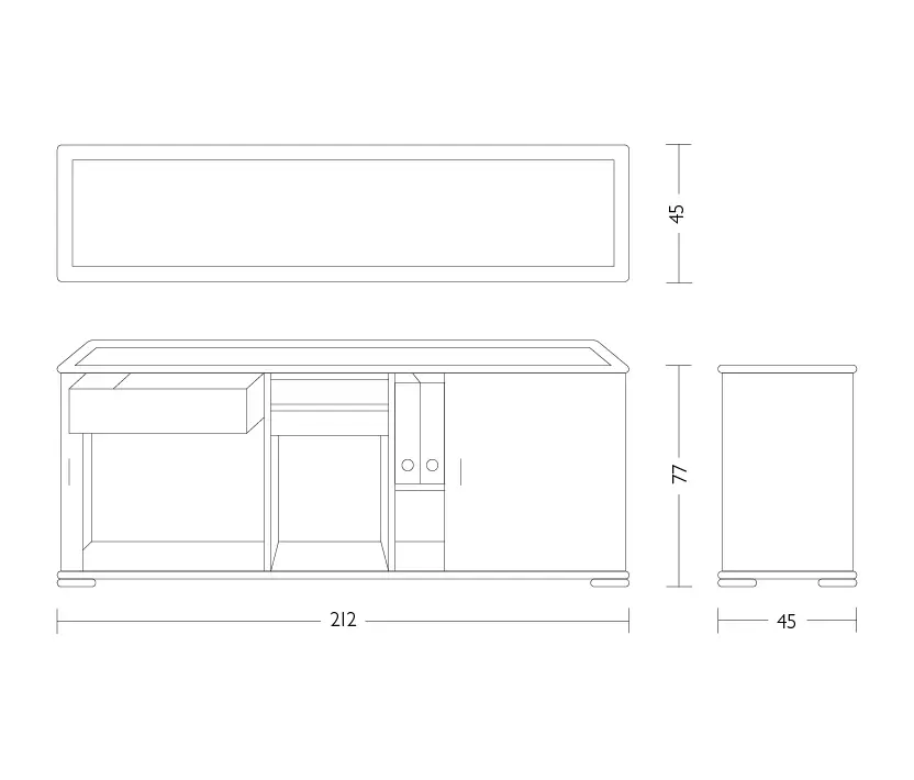 Röthlisberger Kollektion - Rolladen-Sideboard