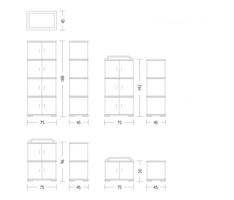 Röthlisberger Kollektion - Rolladenschrank 1