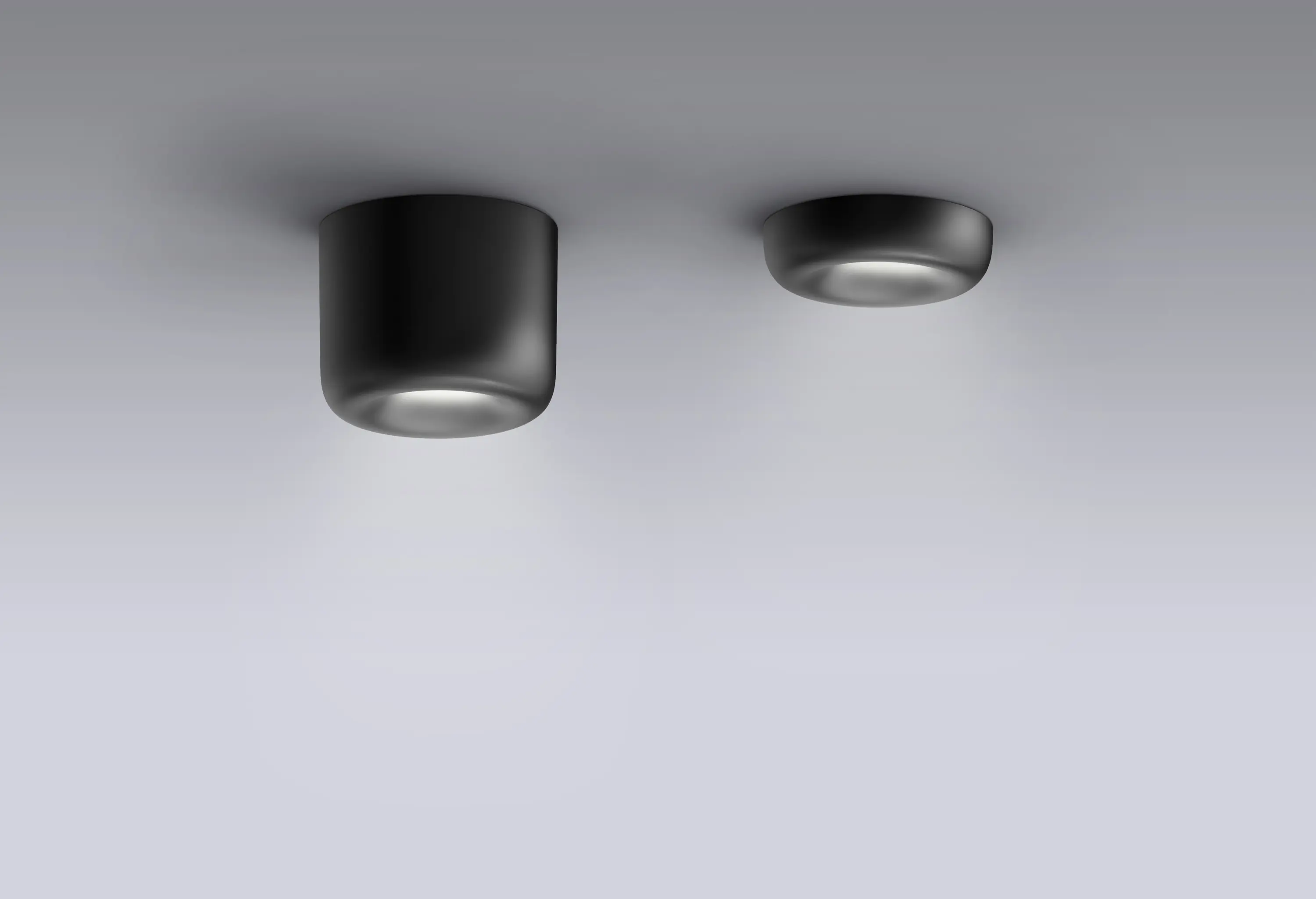 serien.lighting - CAVITY Ceiling | black
