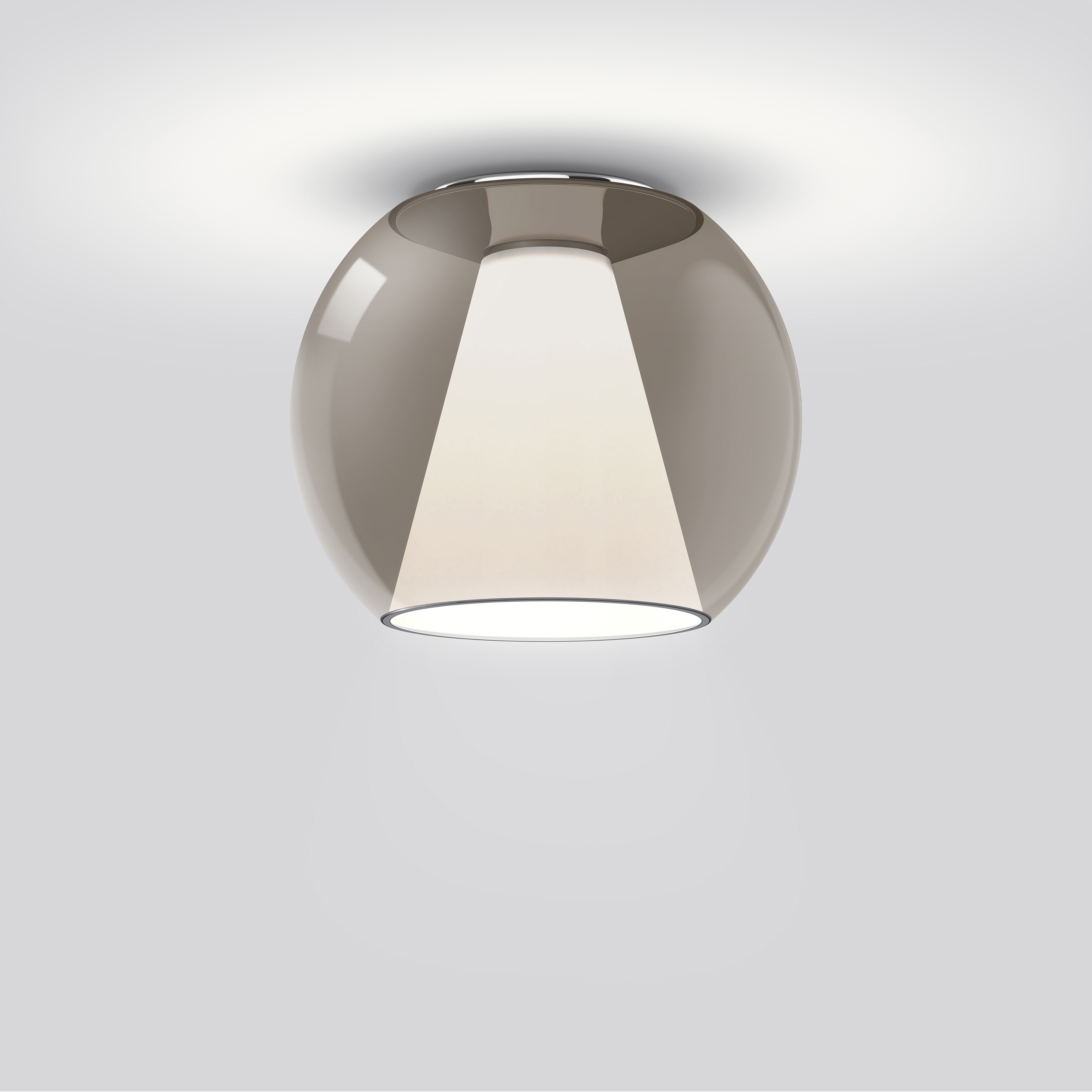 Display product DRAFT Ceiling M | Brown from manufacturer serien.lighting