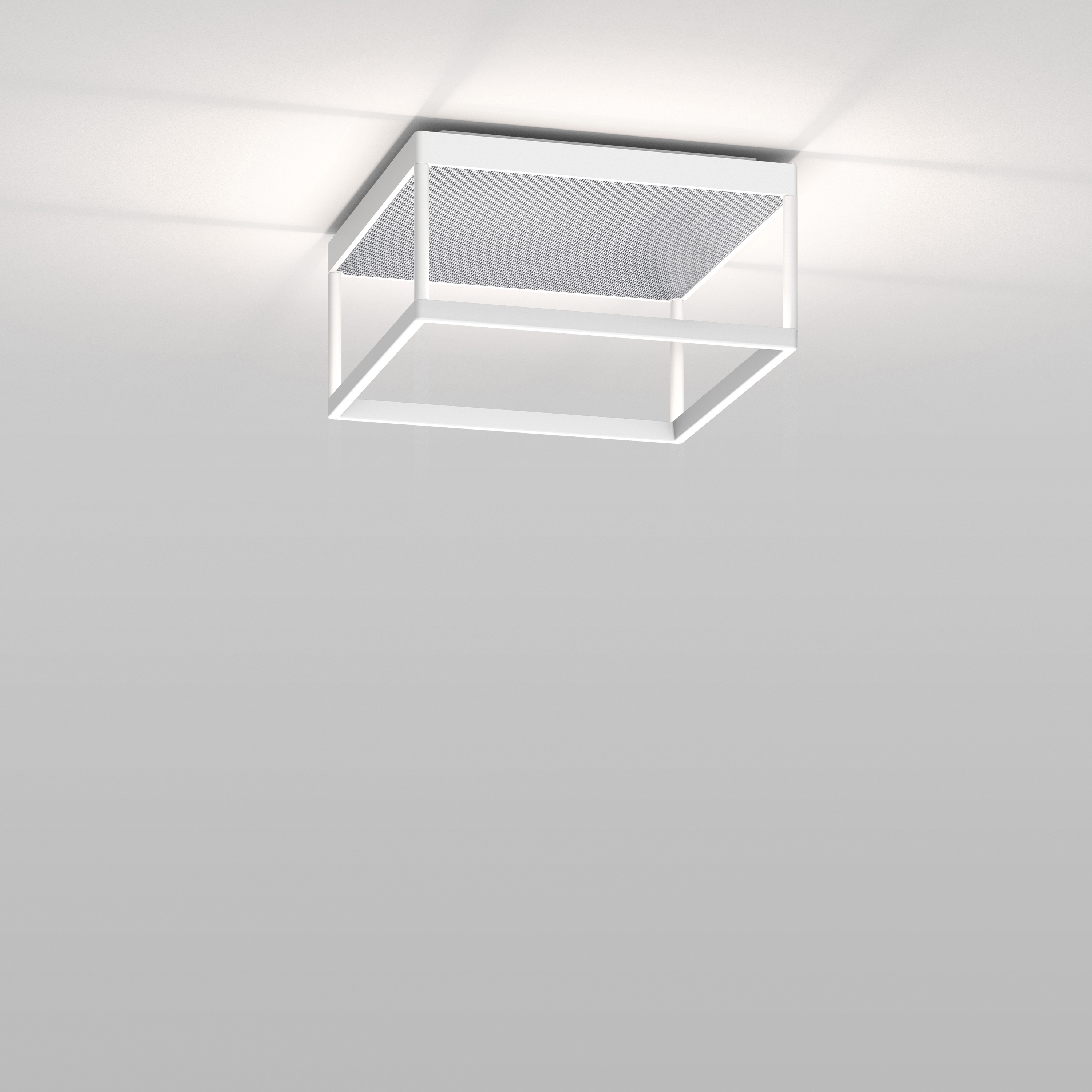 REFLEX² M 150 weiß | Pyramidenstruktur silber