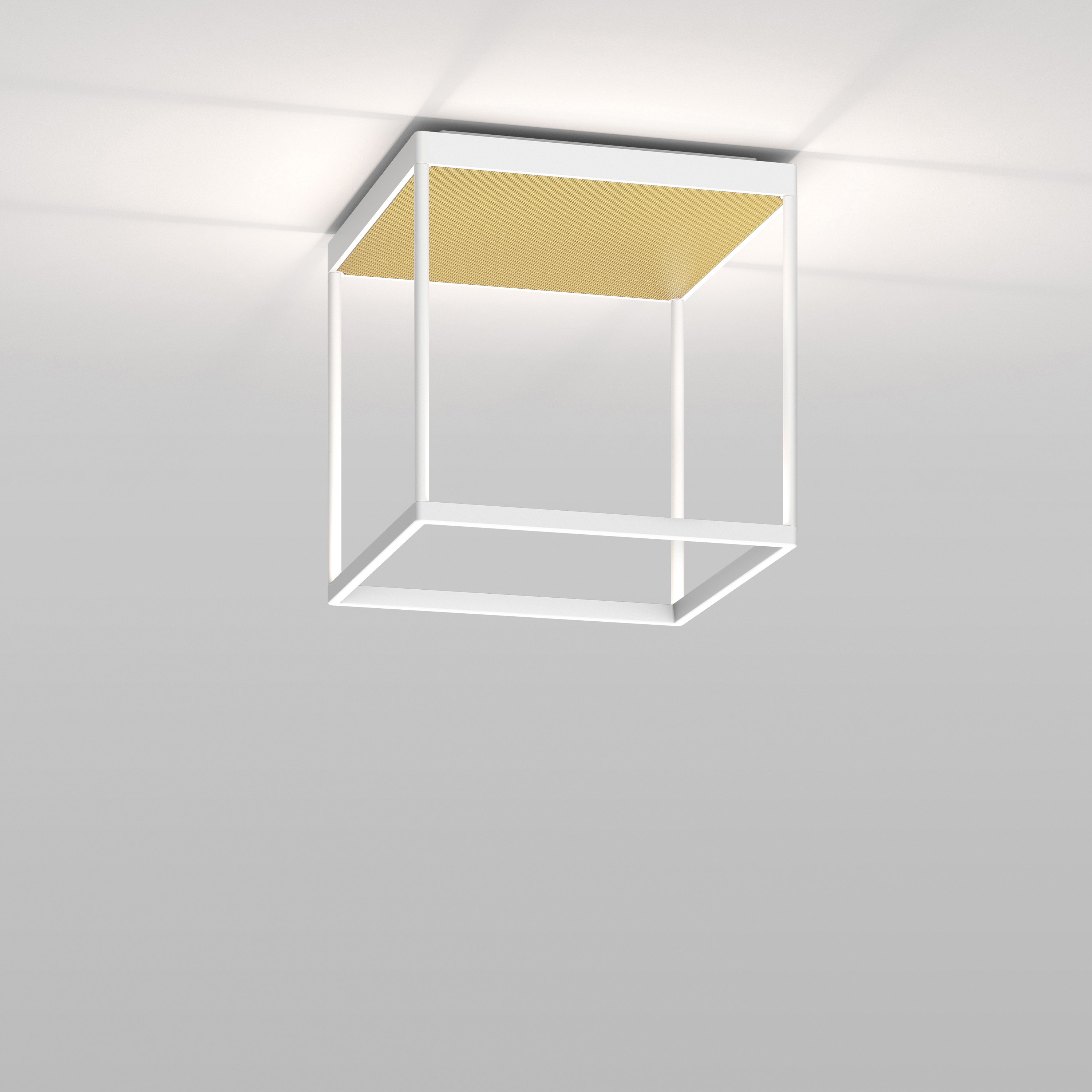 Mostra il prodotto REFLEX² M 300 white | pyramid structure gold del produttore serien.lighting