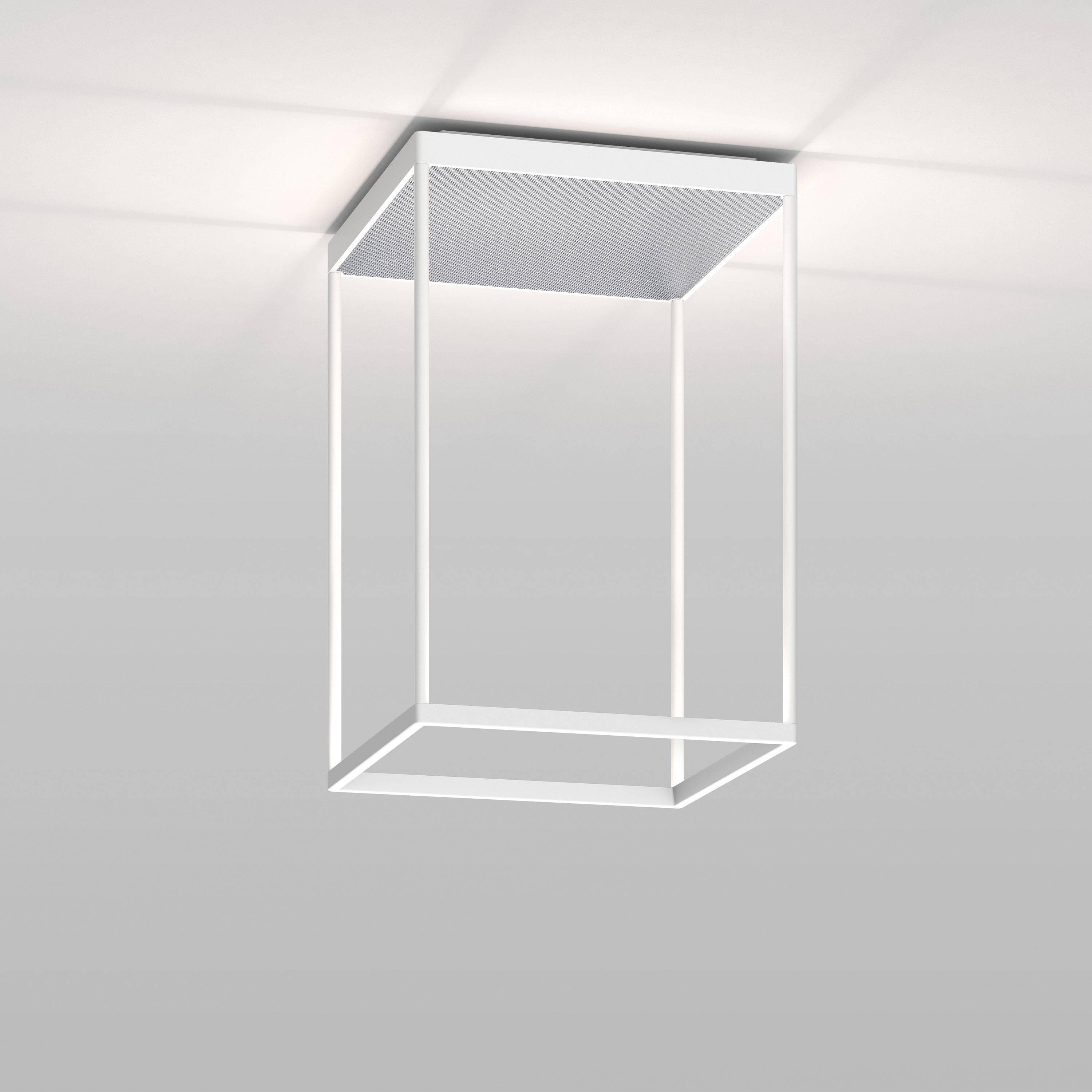 REFLEX² M 450 weiß | Pyramidenstruktur silber