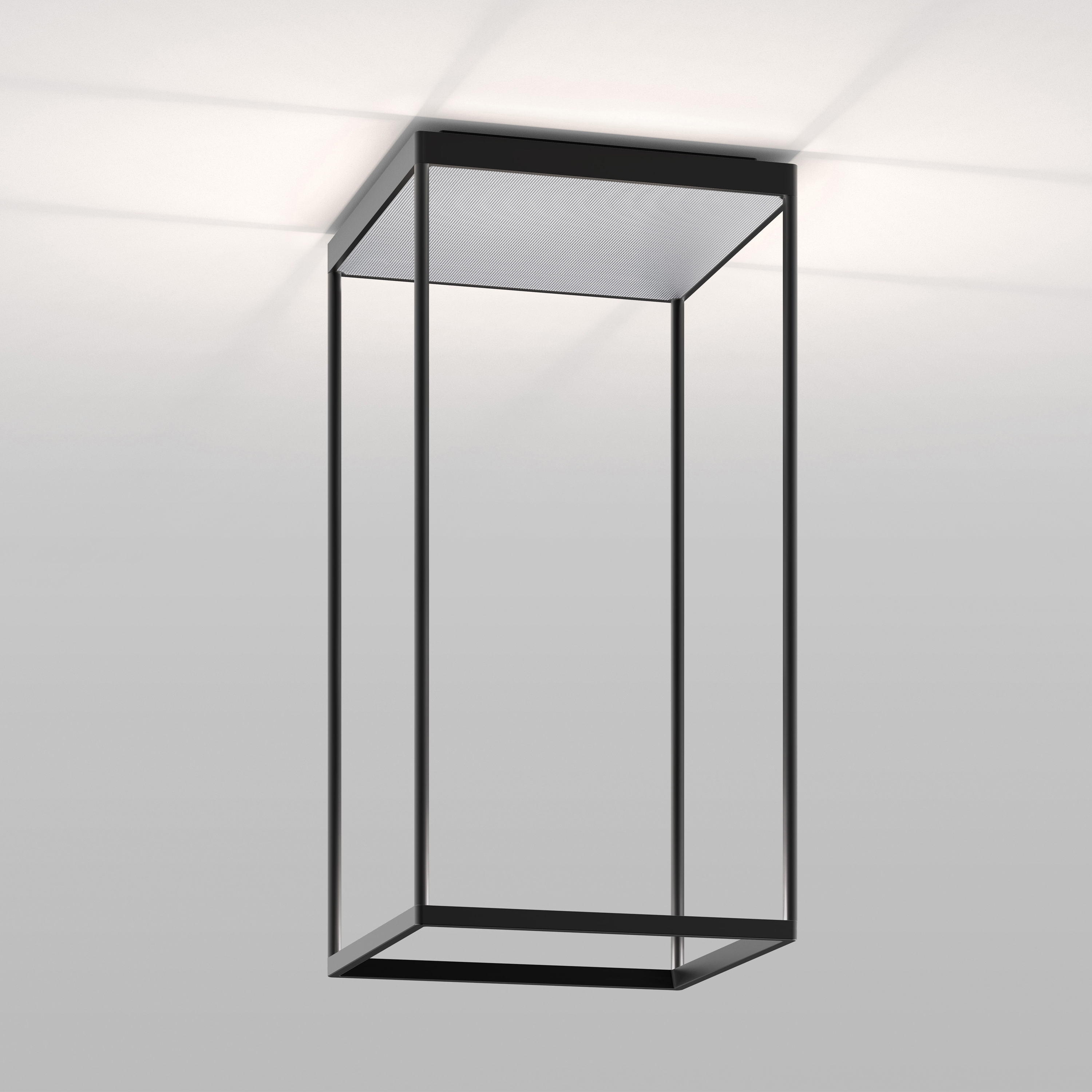 REFLEX² M 600 black | pyramid structure silver