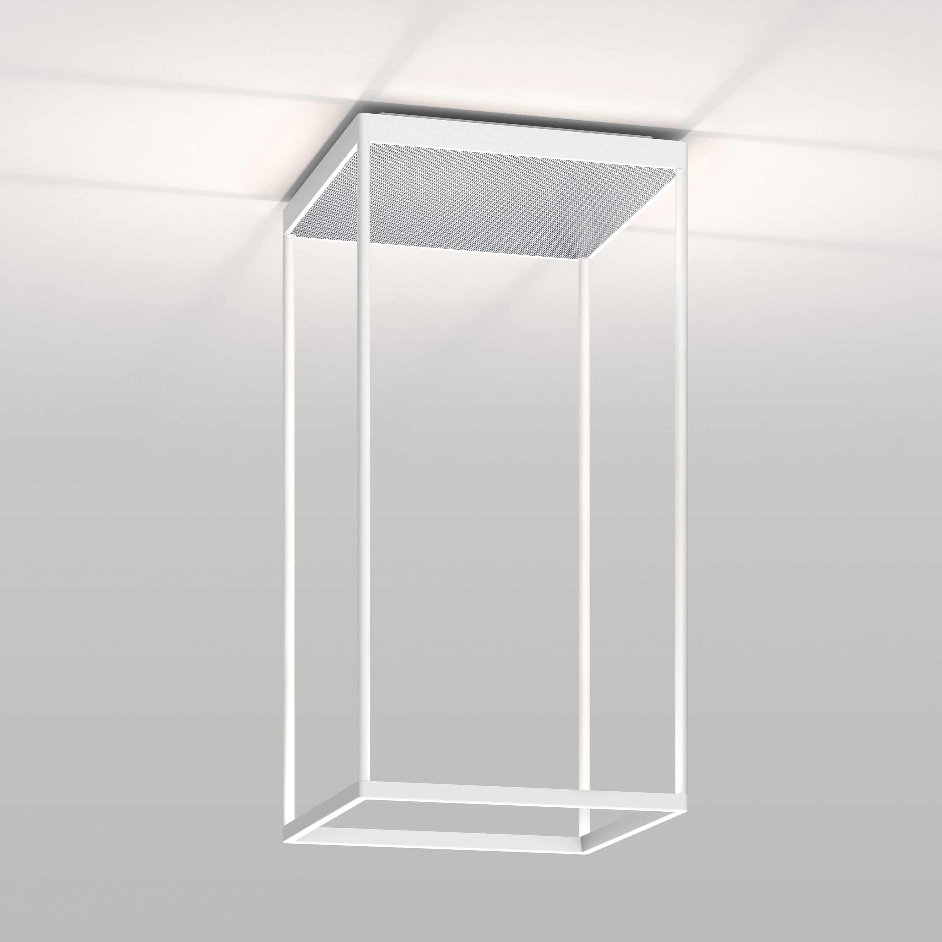 REFLEX² M 600 white | pyramid structure silver