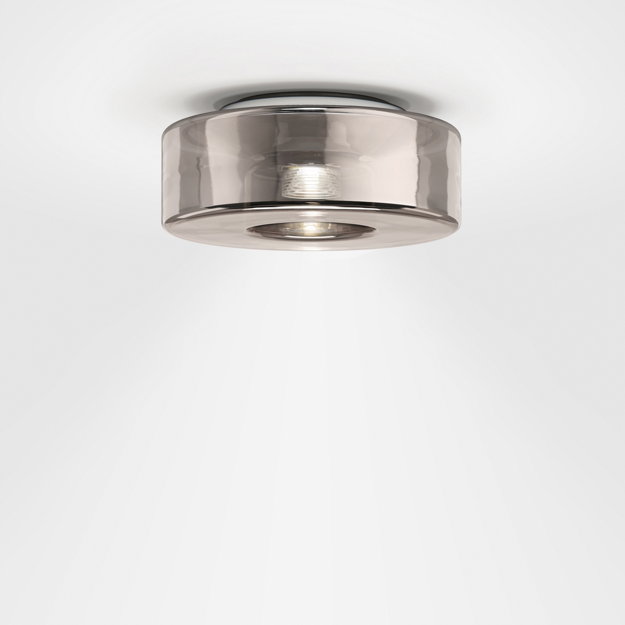 Produkt CURLING Ceiling | Schirm Glas neusilber des Herstellers serien.lighting anzeigen