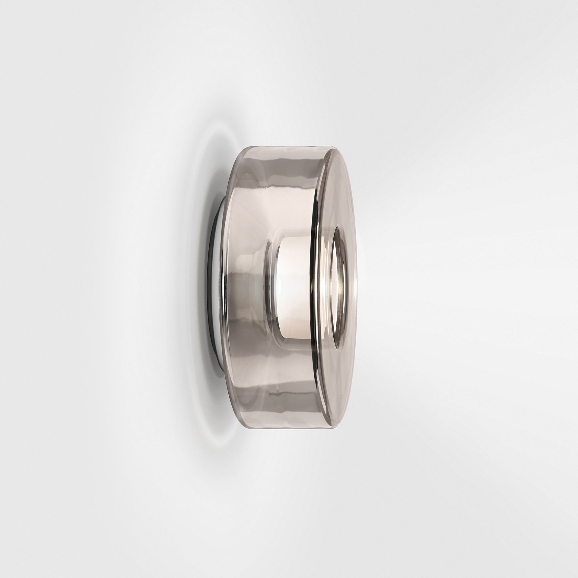 Display product CURLING Wall | shade glass new silver from manufacturer serien.lighting