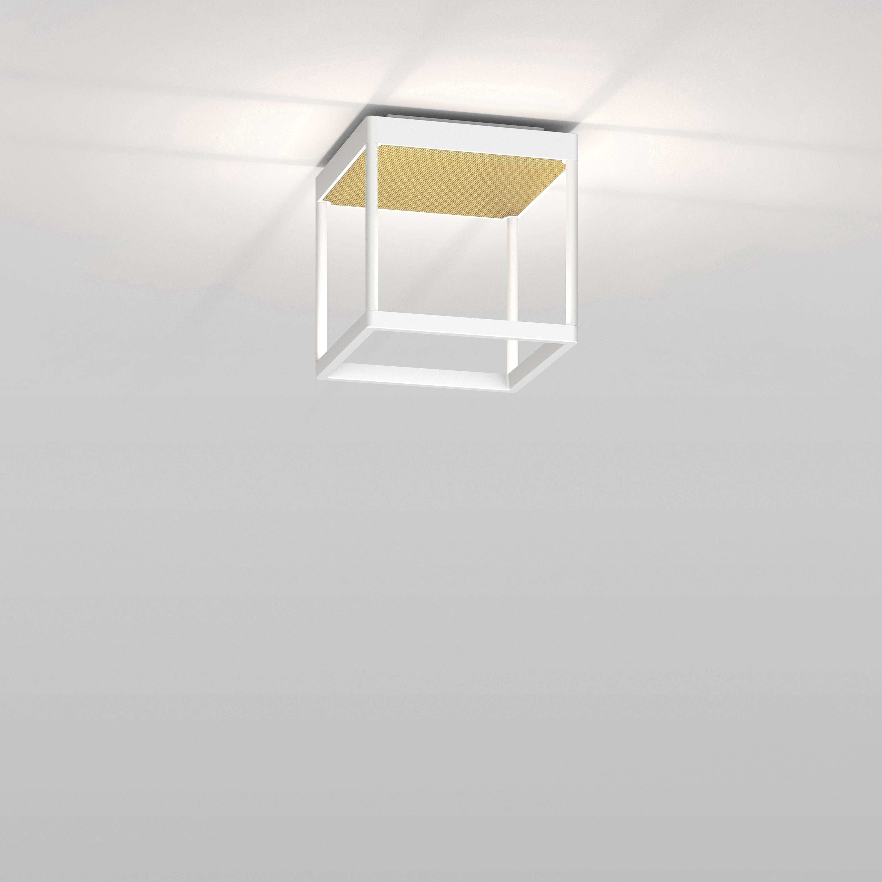 Mostra il prodotto REFLEX² S 200 white | pyramid structure gold del produttore serien.lighting