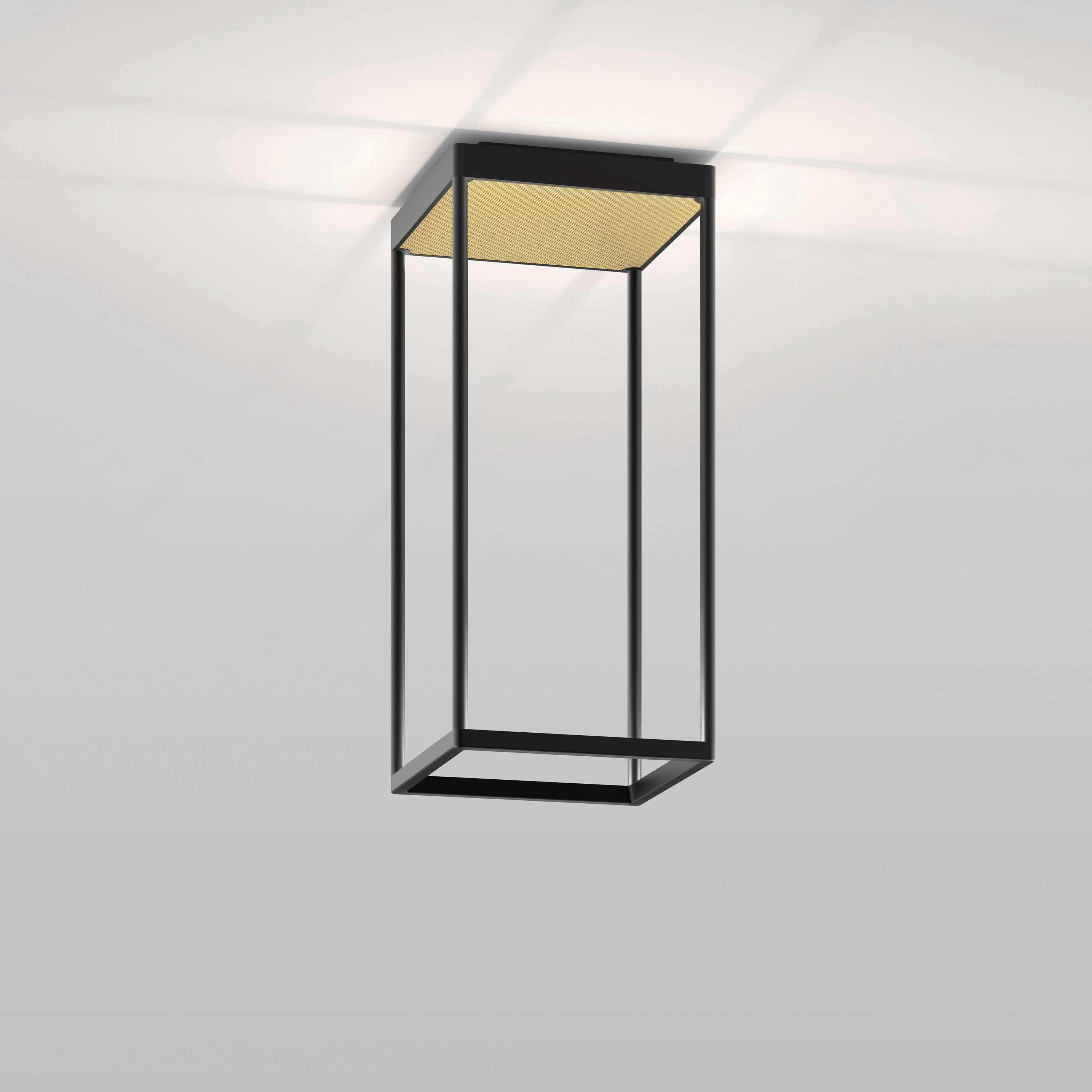 Produkt REFLEX² S 450 schwarz | Pyramidenstruktur gold des Herstellers serien.lighting anzeigen