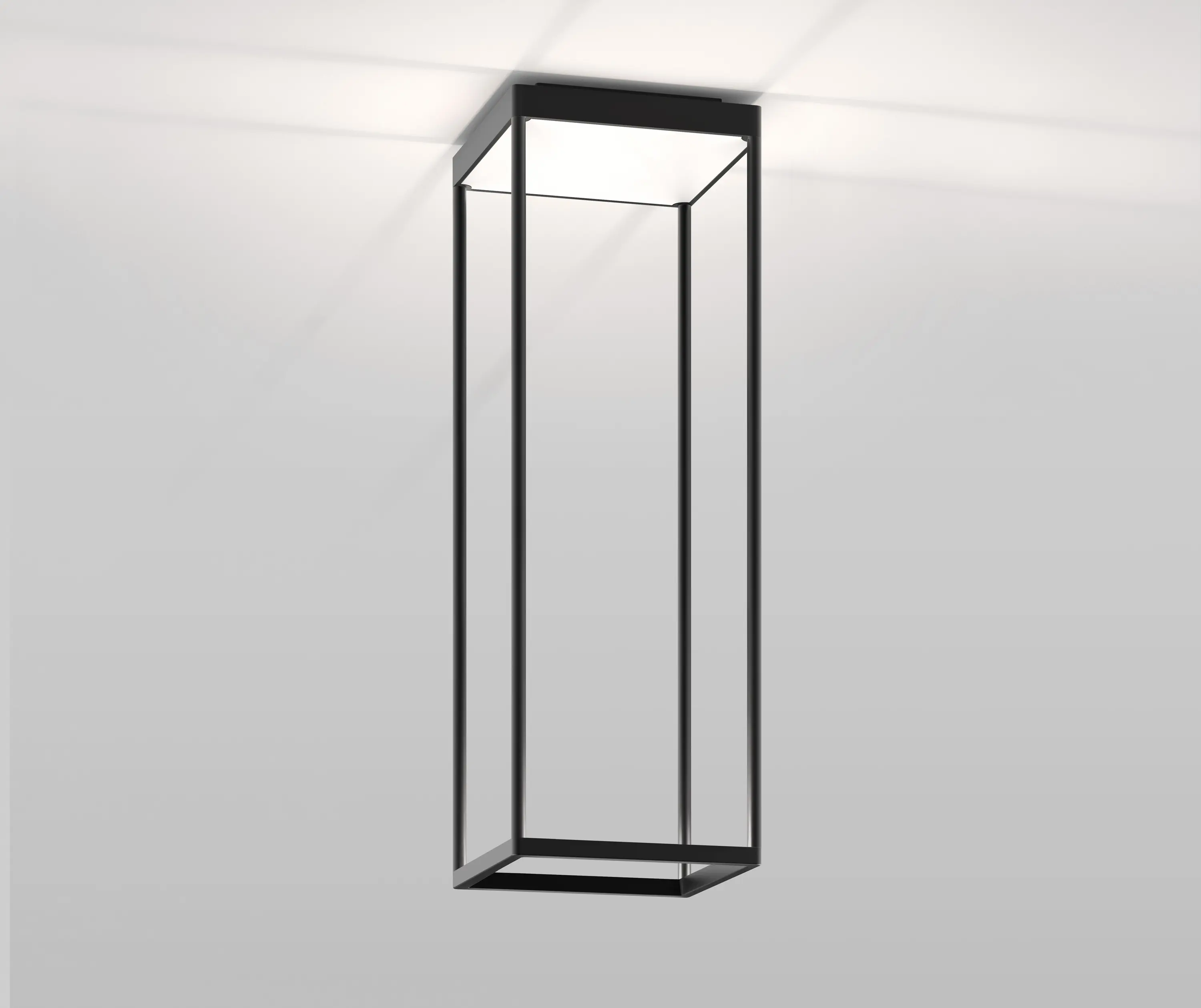 serien.lighting - REFLEX² S 600 black | matte white