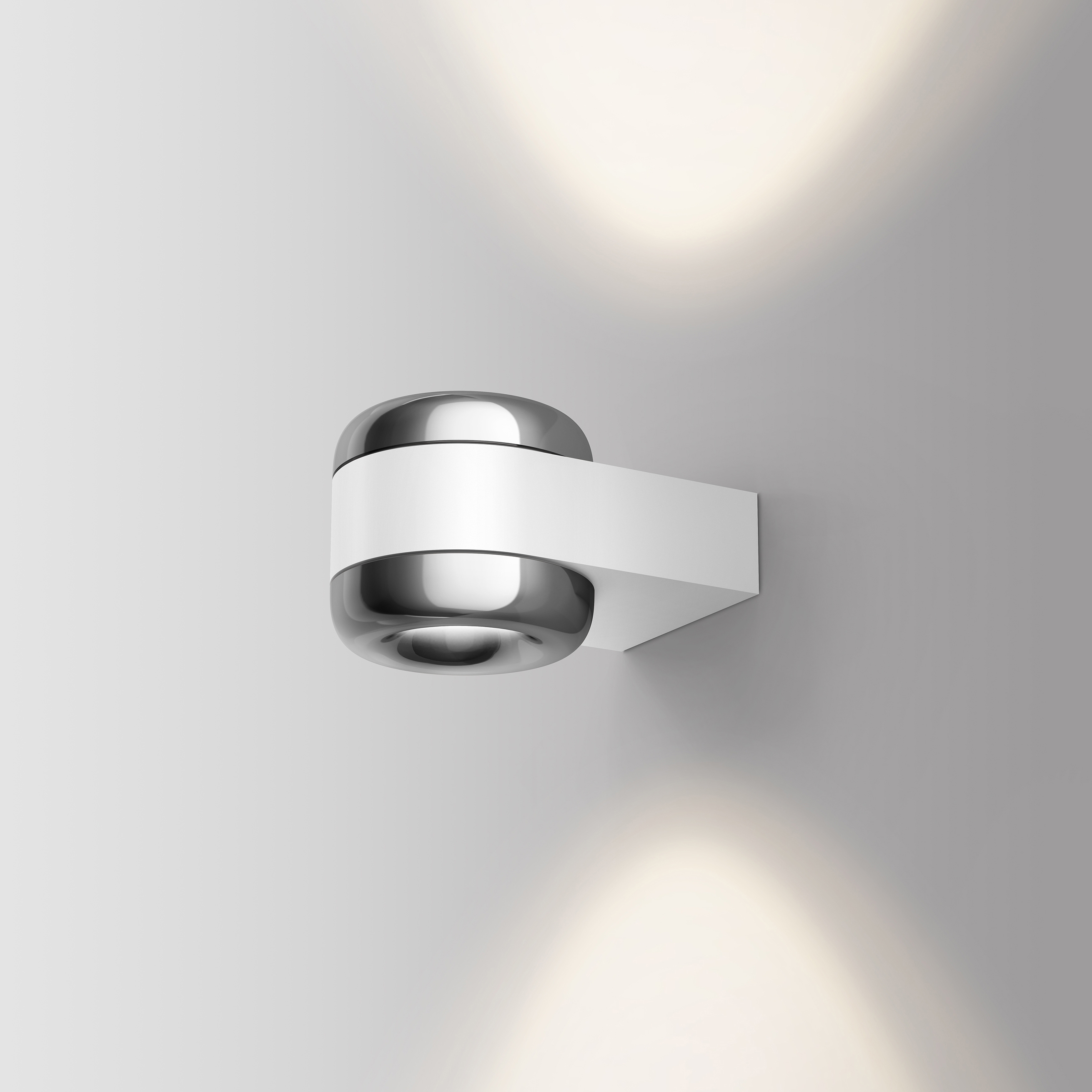 CAVITY Wall | white/aluminum gloss finish