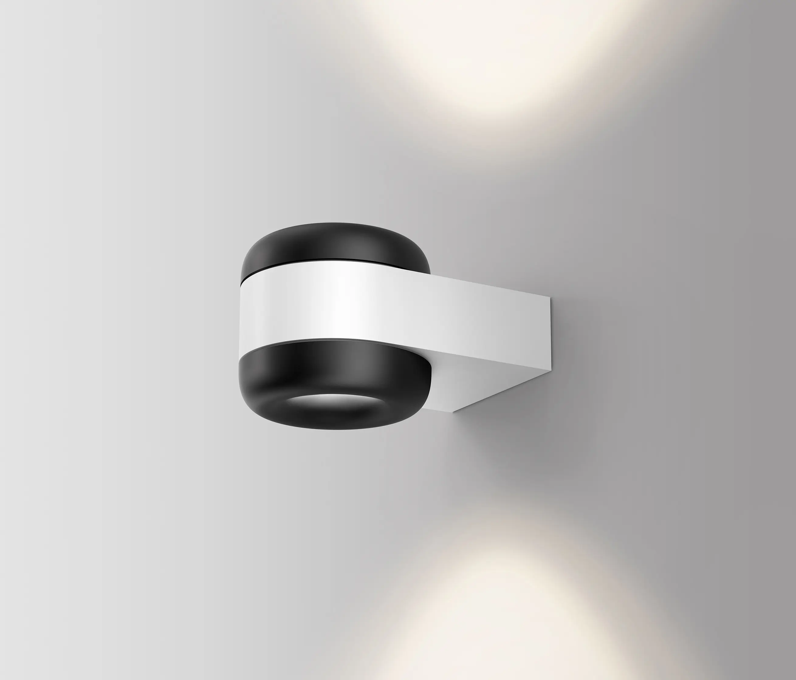 serien.lighting - CAVITY Wall | white/bronze finish
