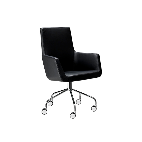 Display product Happy swivel chair from manufacturer Swedese