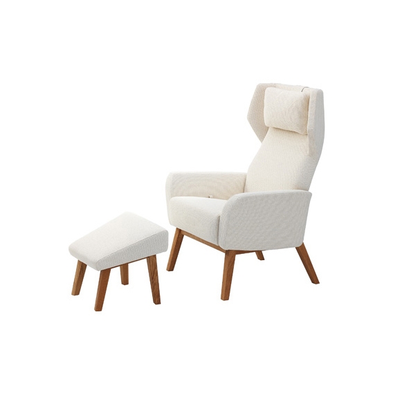 Display product Select easy chair with footstool from manufacturer Swedese