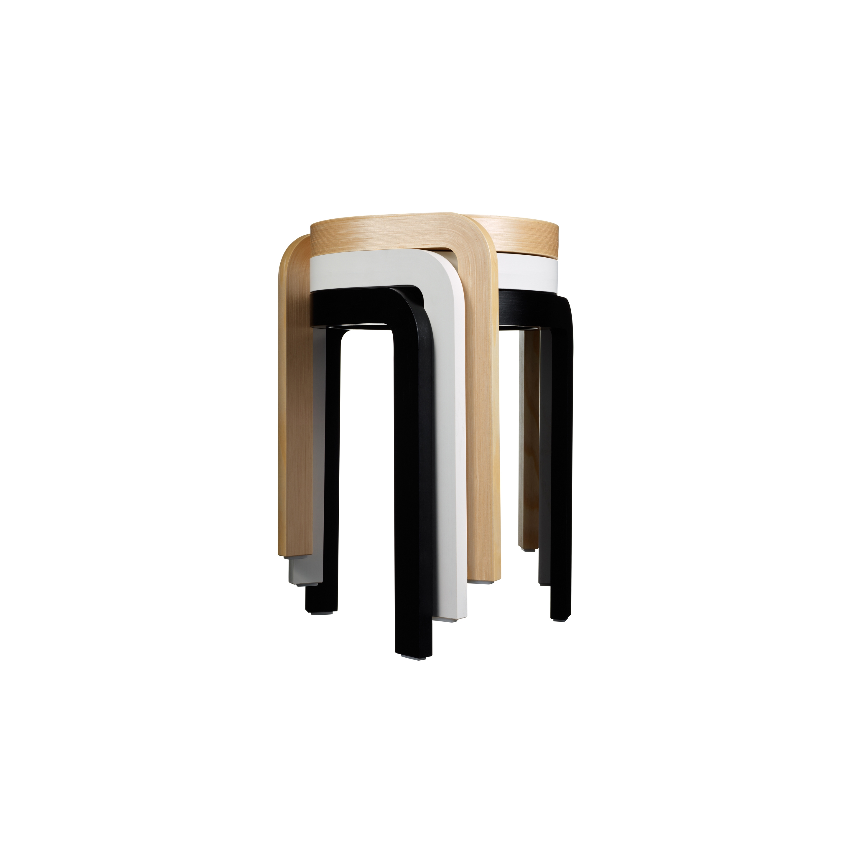 Display product Spin stackable stool from manufacturer Swedese