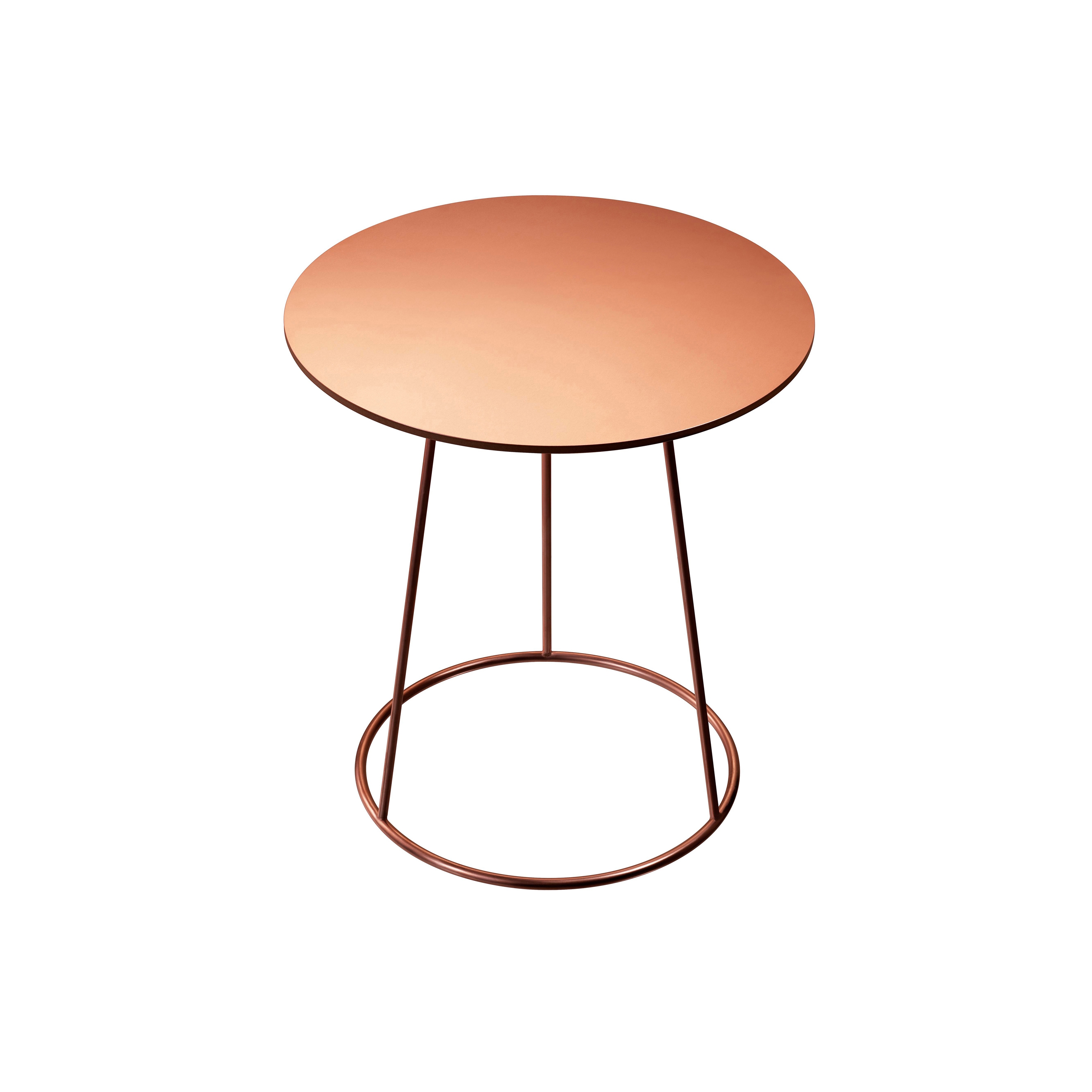 Display product Breeze copper side table from manufacturer Swedese