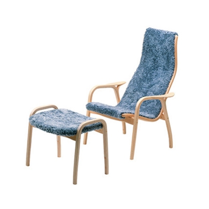 Lamino easy chair with footstool