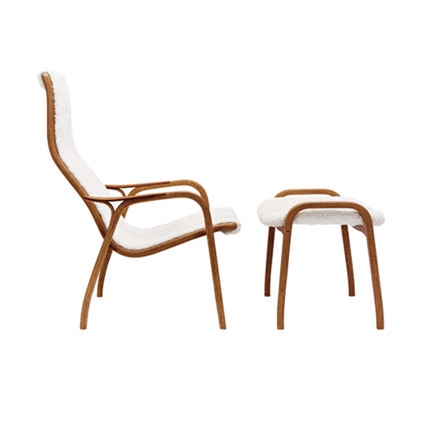 Lamino easy chair with footstool