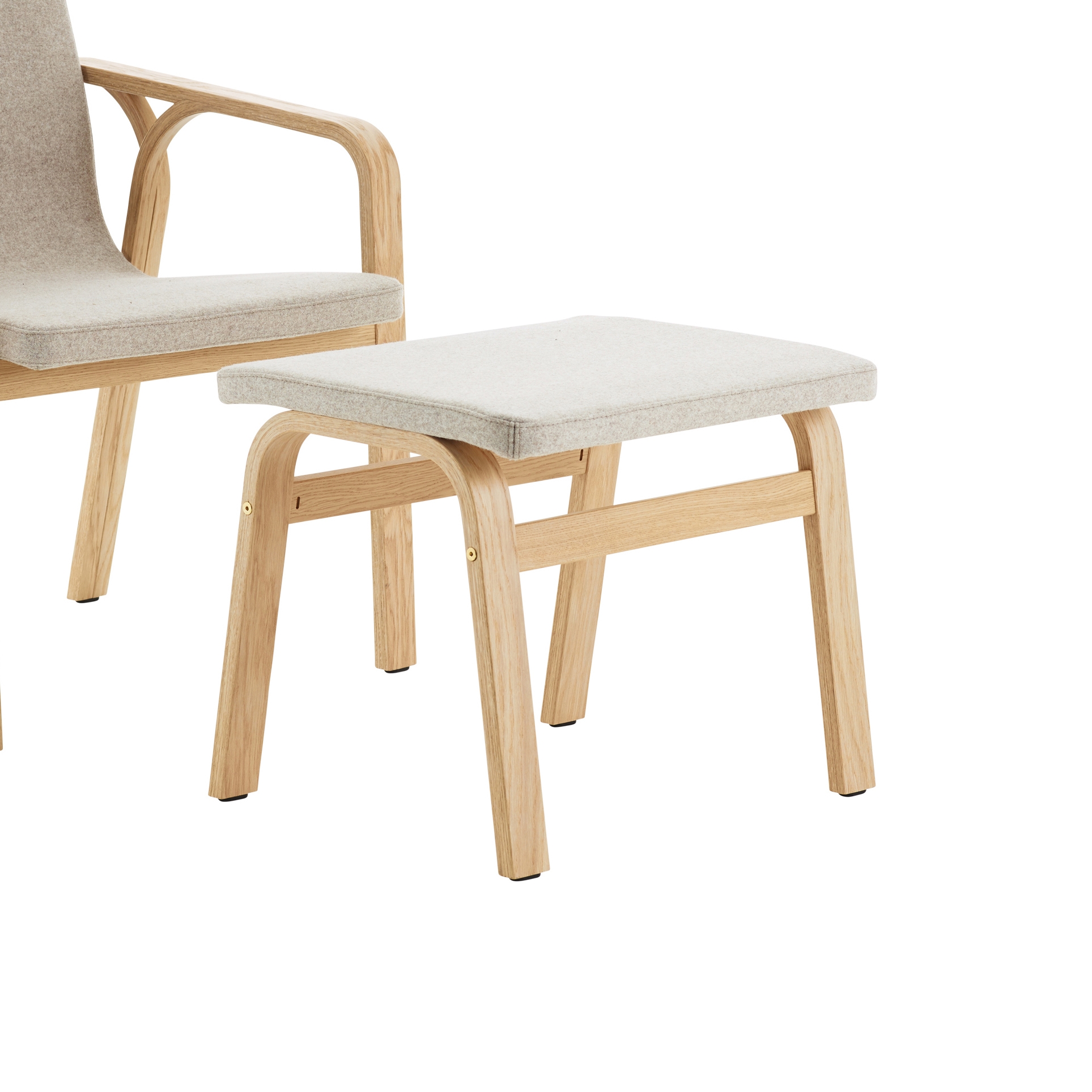 Vertoon produk Mino foot stool van vervaardiger Swedese