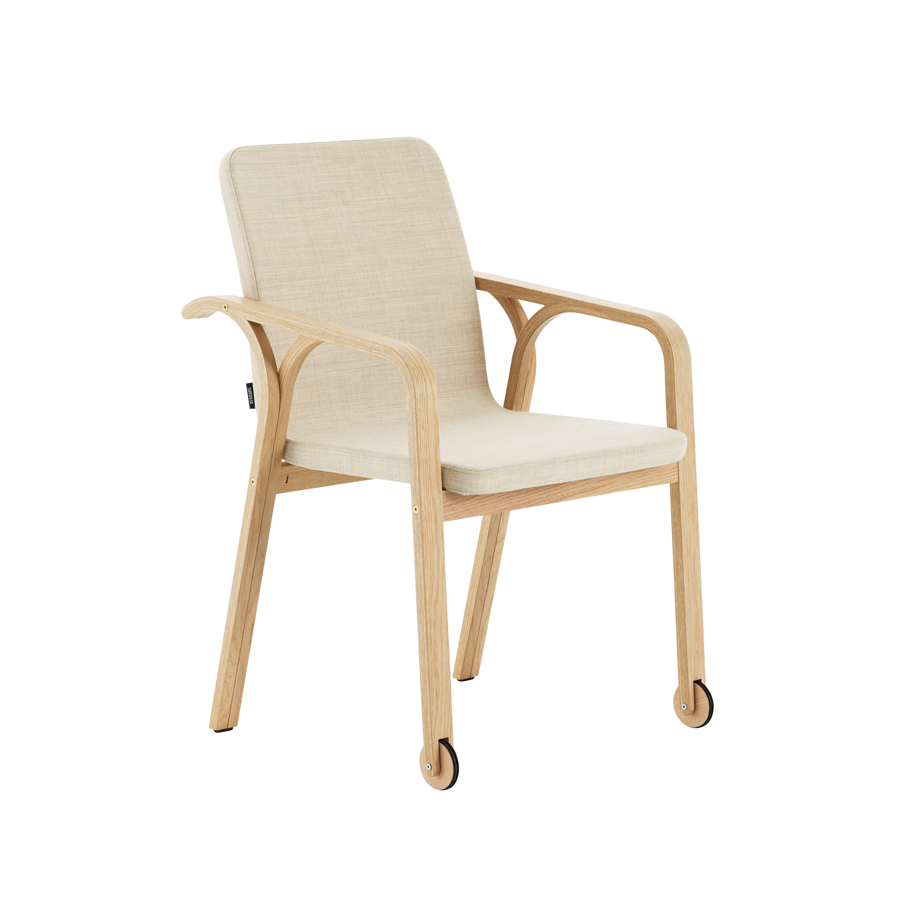 Vertoon produk Mino armchair with wheels van vervaardiger Swedese