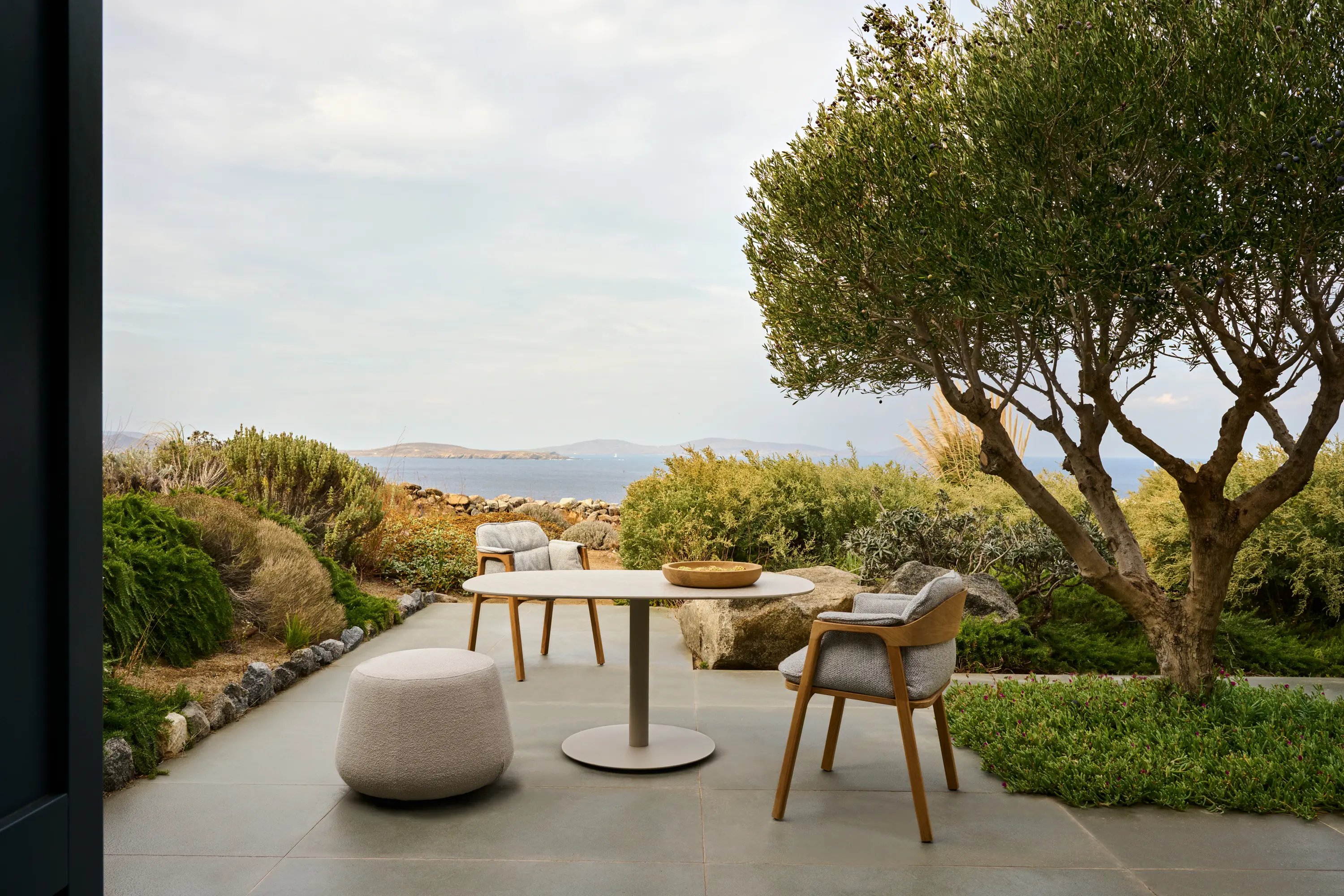 Tribù - T-table Dining table dia90 - H75