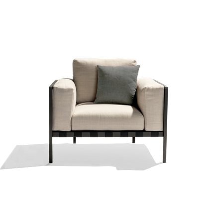 Display product Natal alu 1-seat sofa from manufacturer Tribù