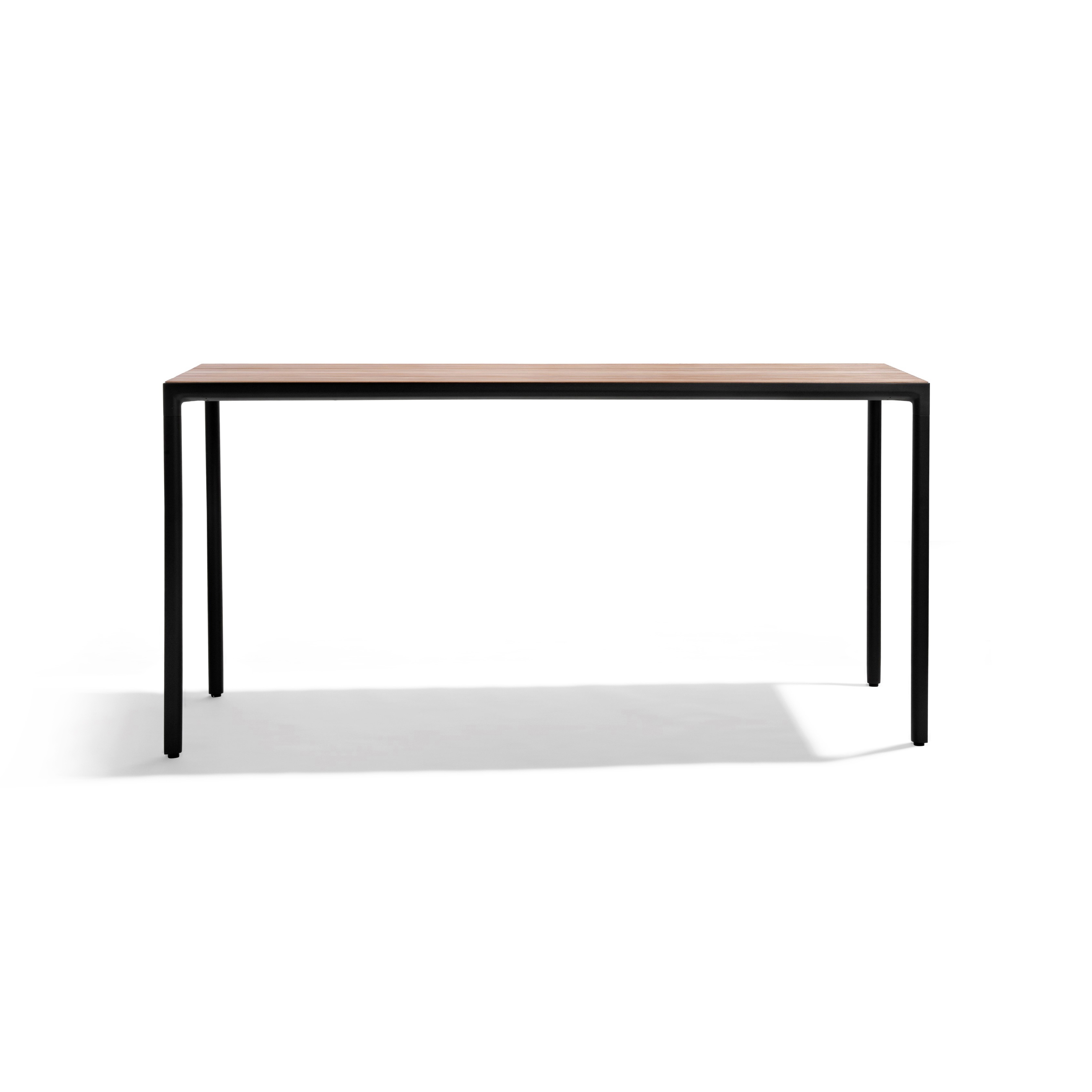 Display product Illum bar table with teak top from manufacturer Tribù