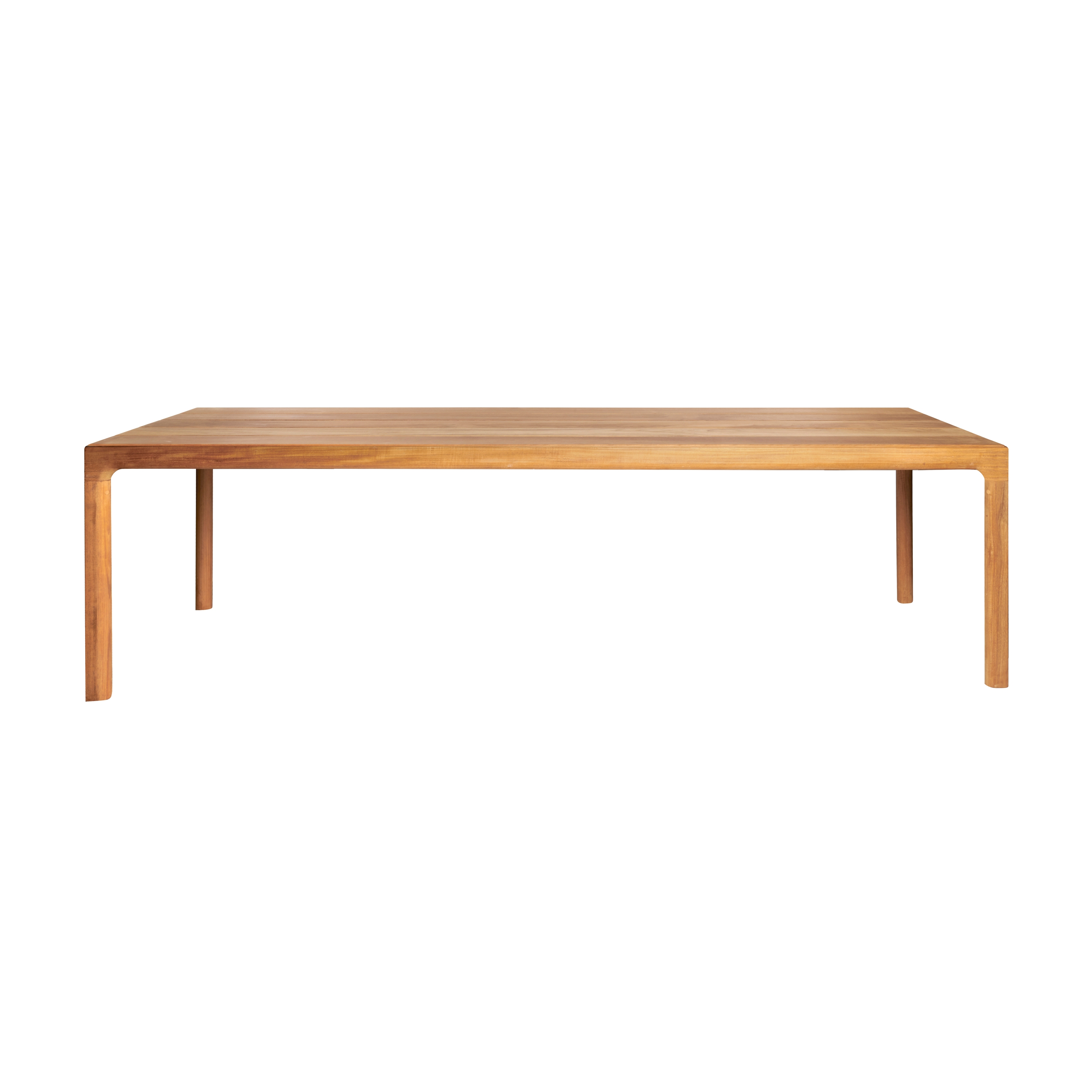 Display product Illum teak dining table with teak top from manufacturer Tribù